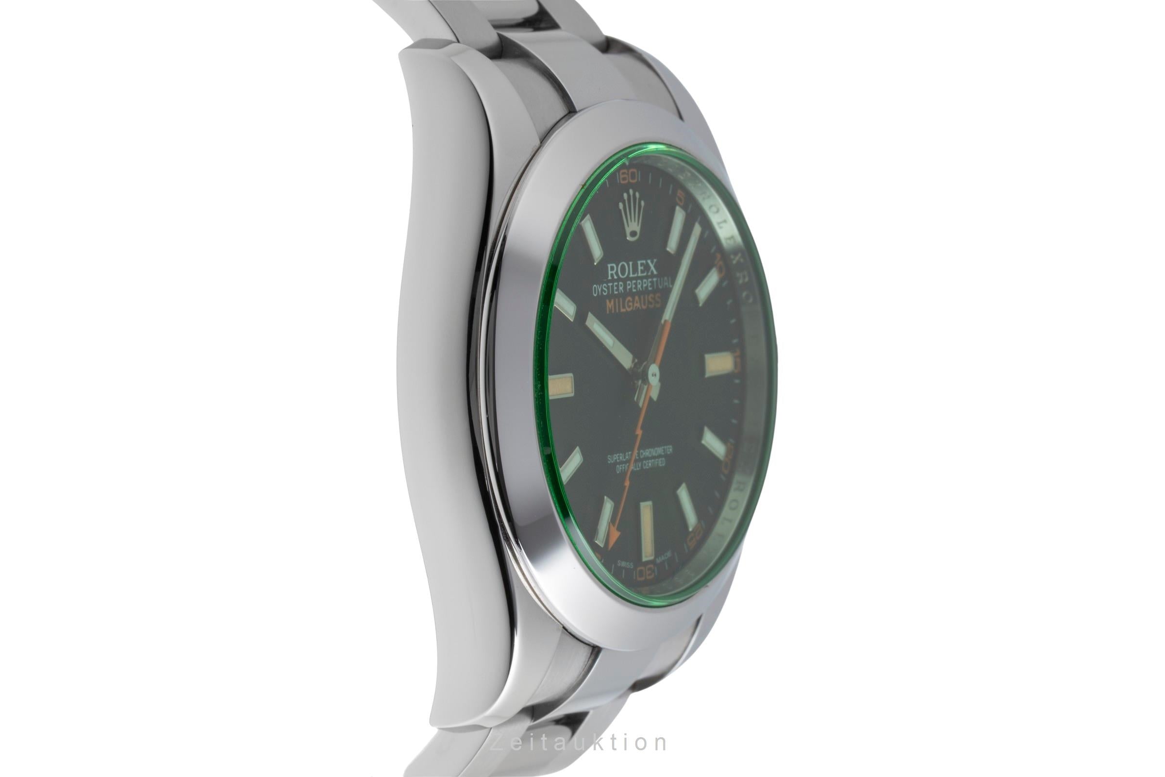 Rolex Milgauss steel automatic men's watch 116400GV  [2502671]