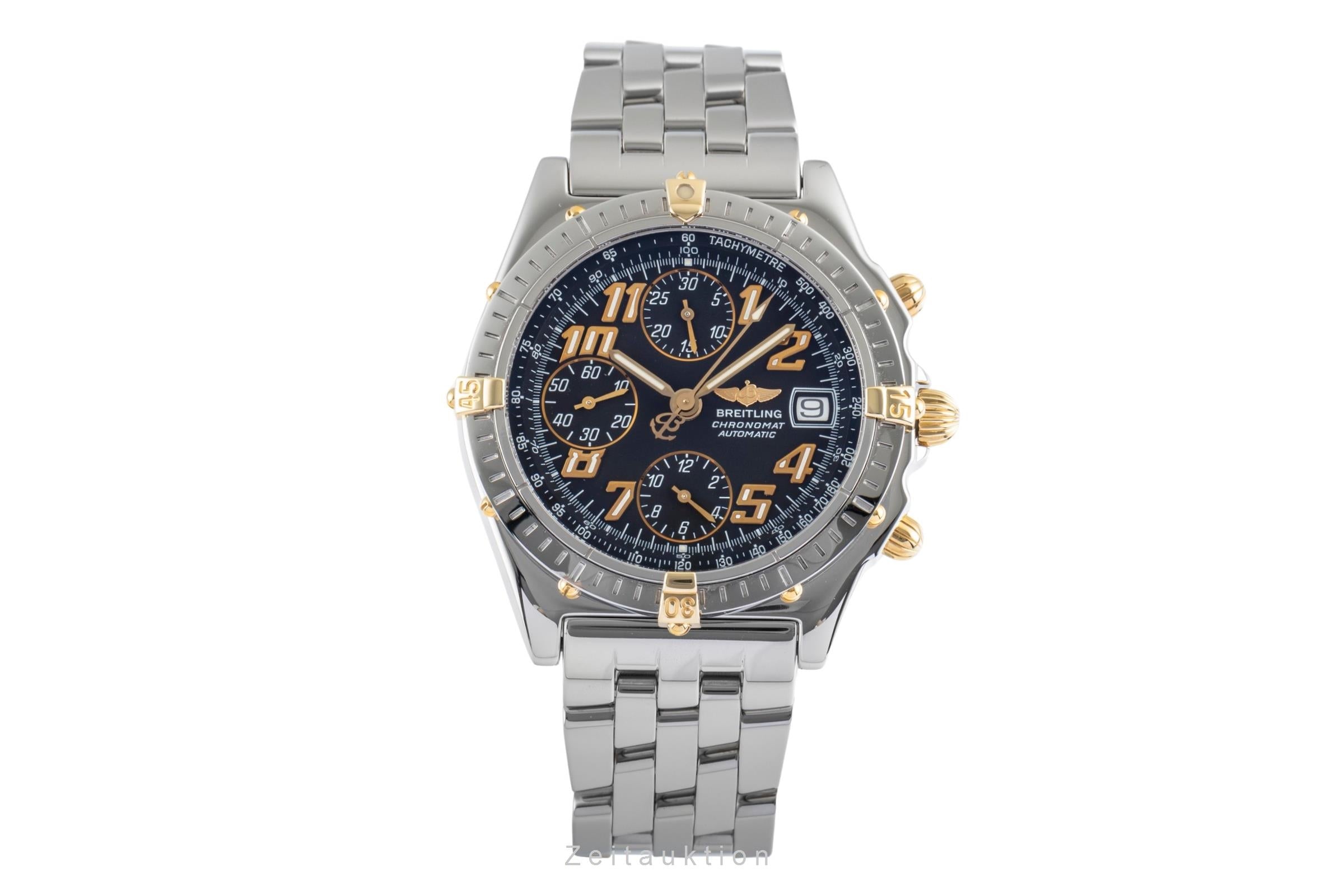 Breitling Chronomat Chronograph Stahl / Gold Automatik Herren Ref. B13050.1 B&P [2502672]