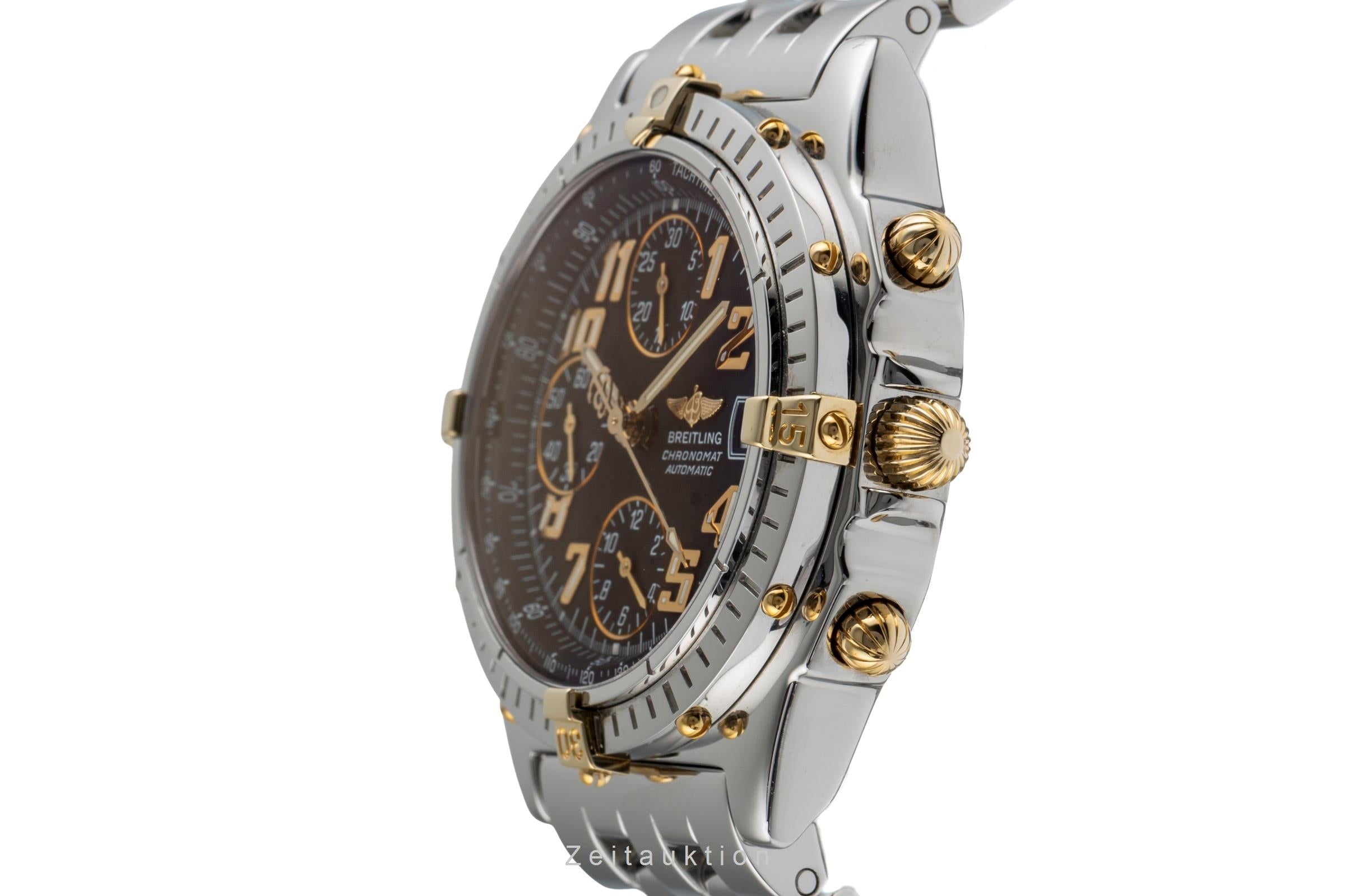 Breitling Chronomat Chronograph Stahl / Gold Automatik Herren Ref. B13050.1 B&P [2502672]