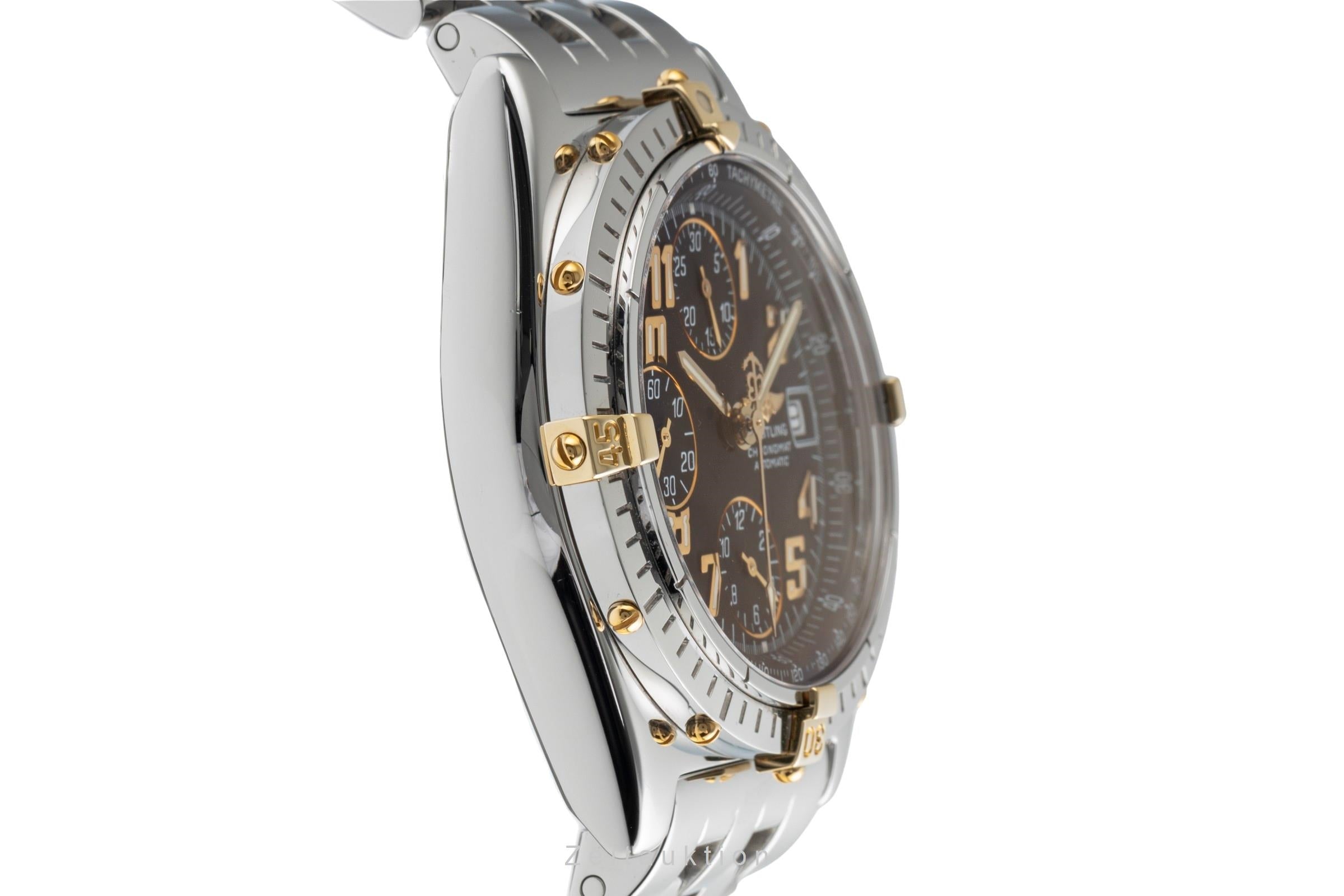 Breitling Chronomat Chronograph Stahl / Gold Automatik Herren Ref. B13050.1 B&P [2502672]