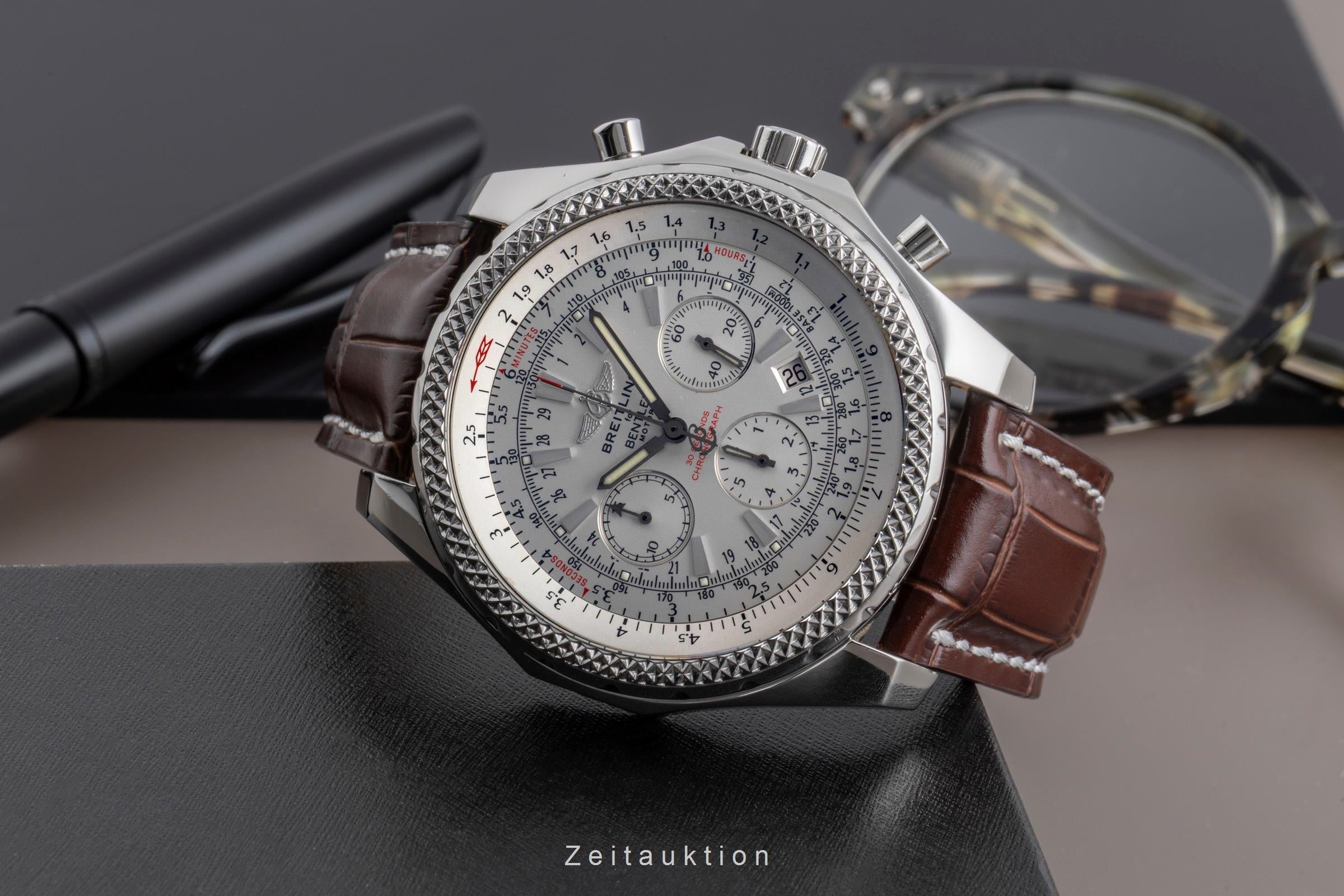 Breitling Bentley Motors cronografo acciaio / titanio automatismo orologio da uomo A25362  [2502673]