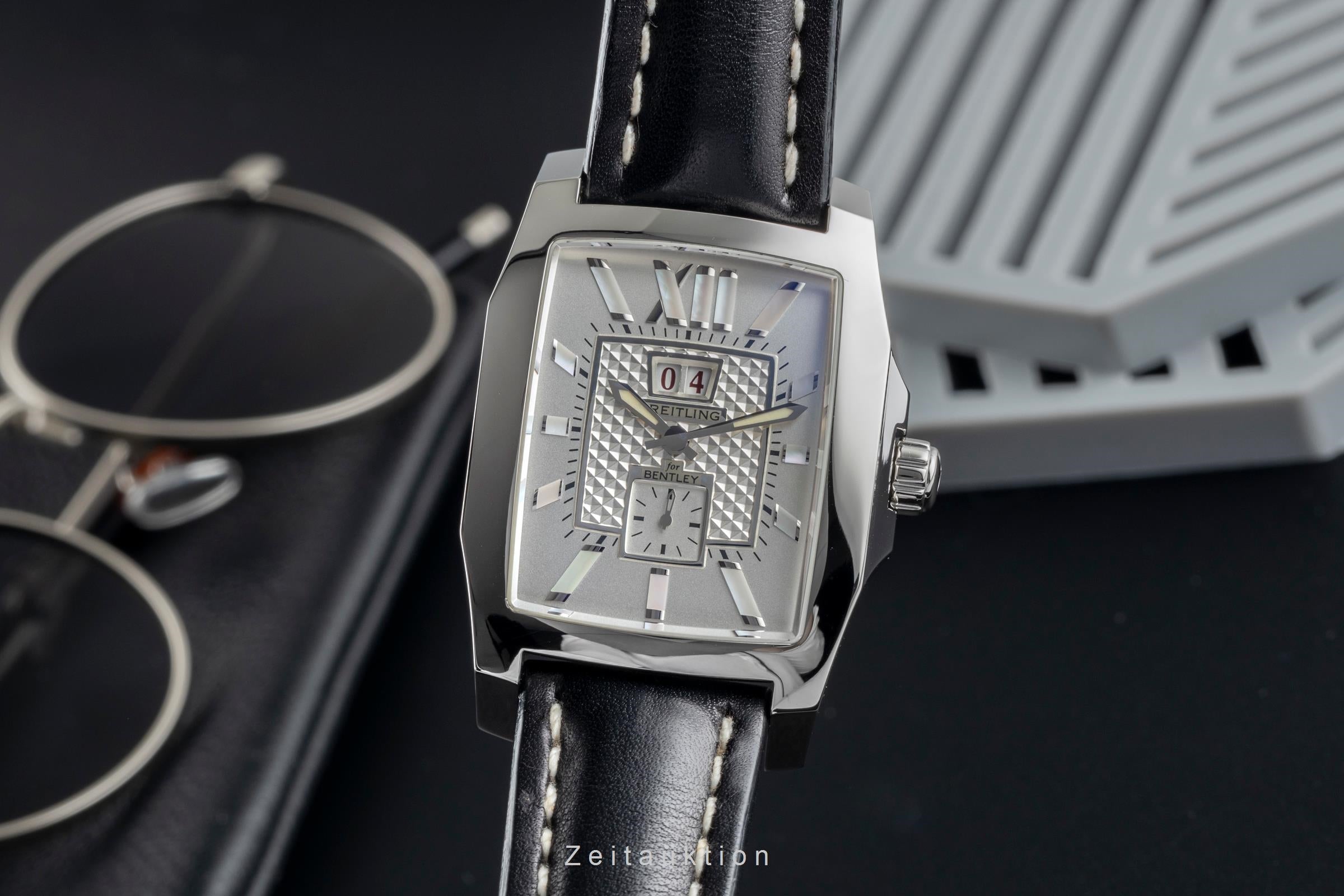 Breitling Bentley Flying B Automatik Big Date Edelstahl Herrenuhr Ref A16362 B&P [2502674]