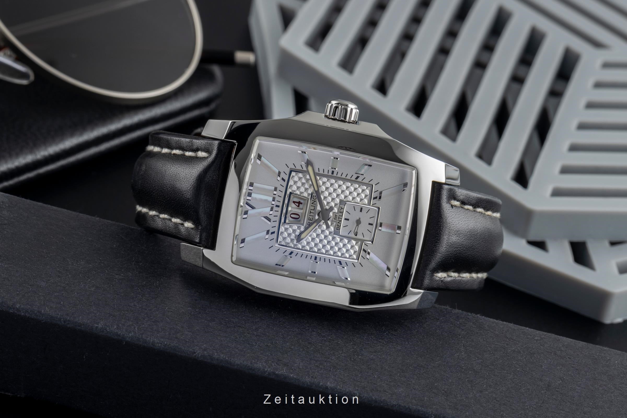 Breitling Bentley Flying B Automatik Big Date Edelstahl Herrenuhr Ref A16362 B&P [2502674]