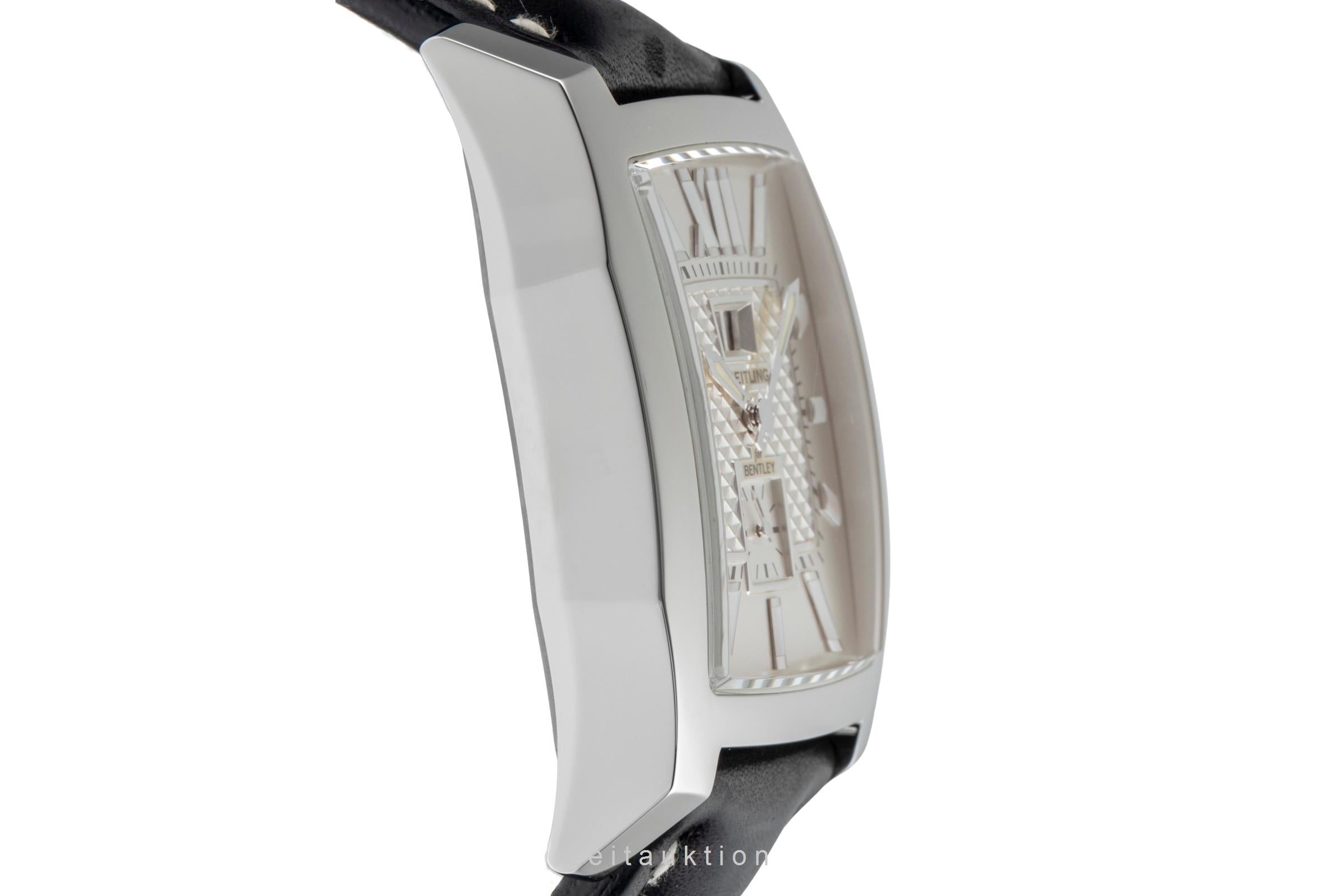 Breitling Bentley Flying B Automatik Big Date Edelstahl Herrenuhr Ref A16362 B&P [2502674]