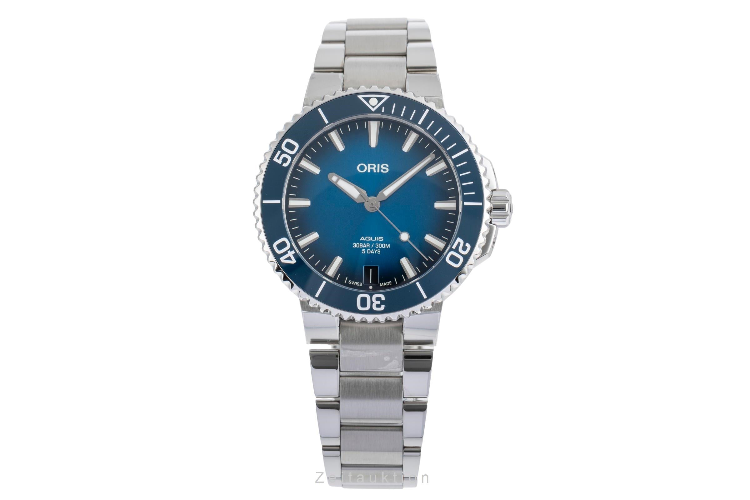 Oris Aquis Date Stahl Automatik Herren Ref. 01 400 7769 4135 Box & Papiere 2025 [2502680]