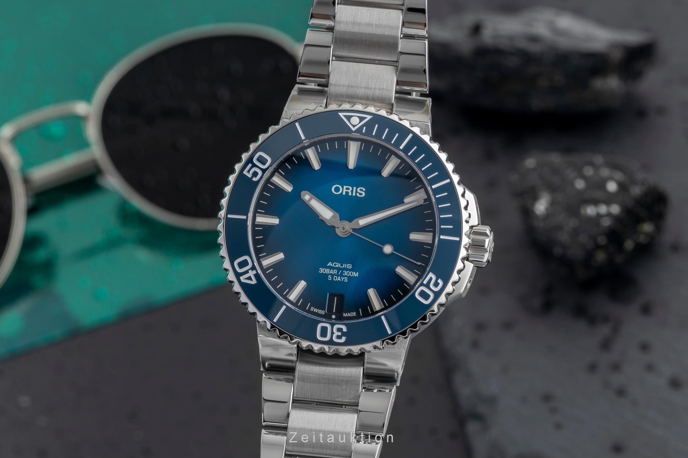 Oris Aquis Date Stahl Automatik Herren Ref. 01 400 7769 4135 Box & Papiere 2025 [2502680]