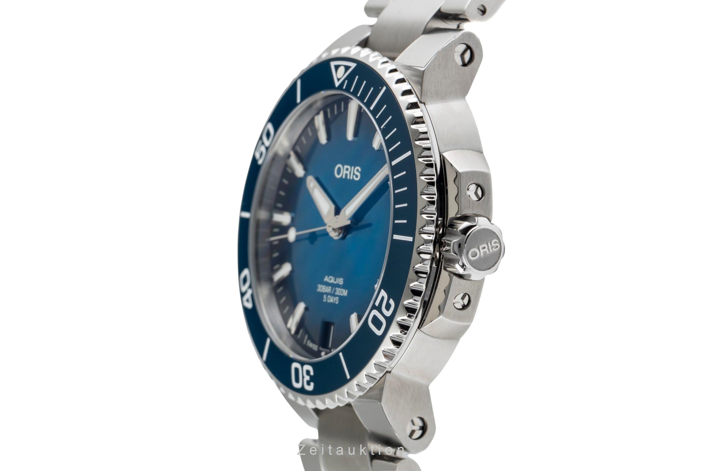 Oris Aquis Date Stahl Automatik Herren Ref. 01 400 7769 4135 Box & Papiere 2025 [2502680]
