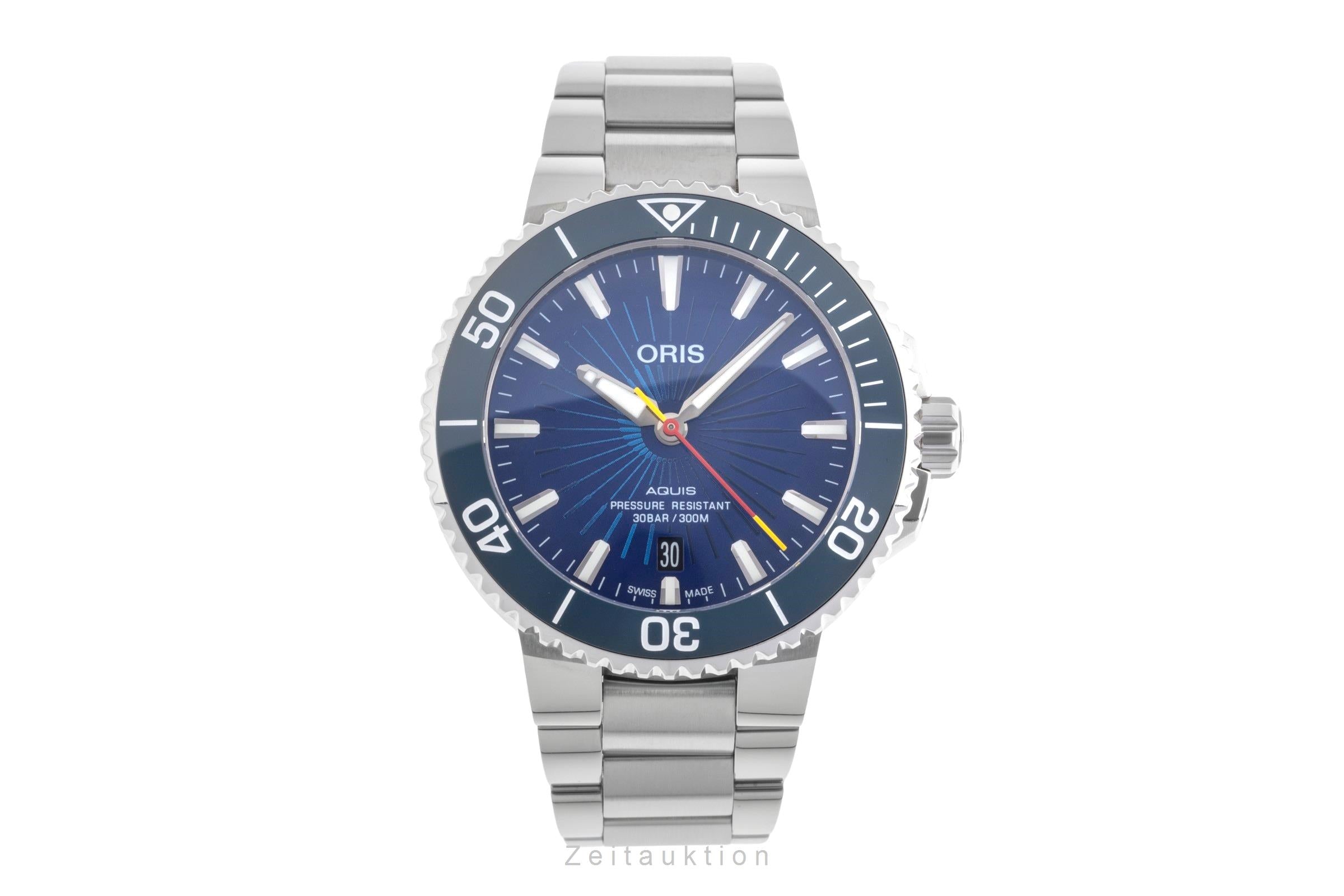 Oris Aquis Date acero automático reloj para caballeros 01 733 7766 4185  [2502682]