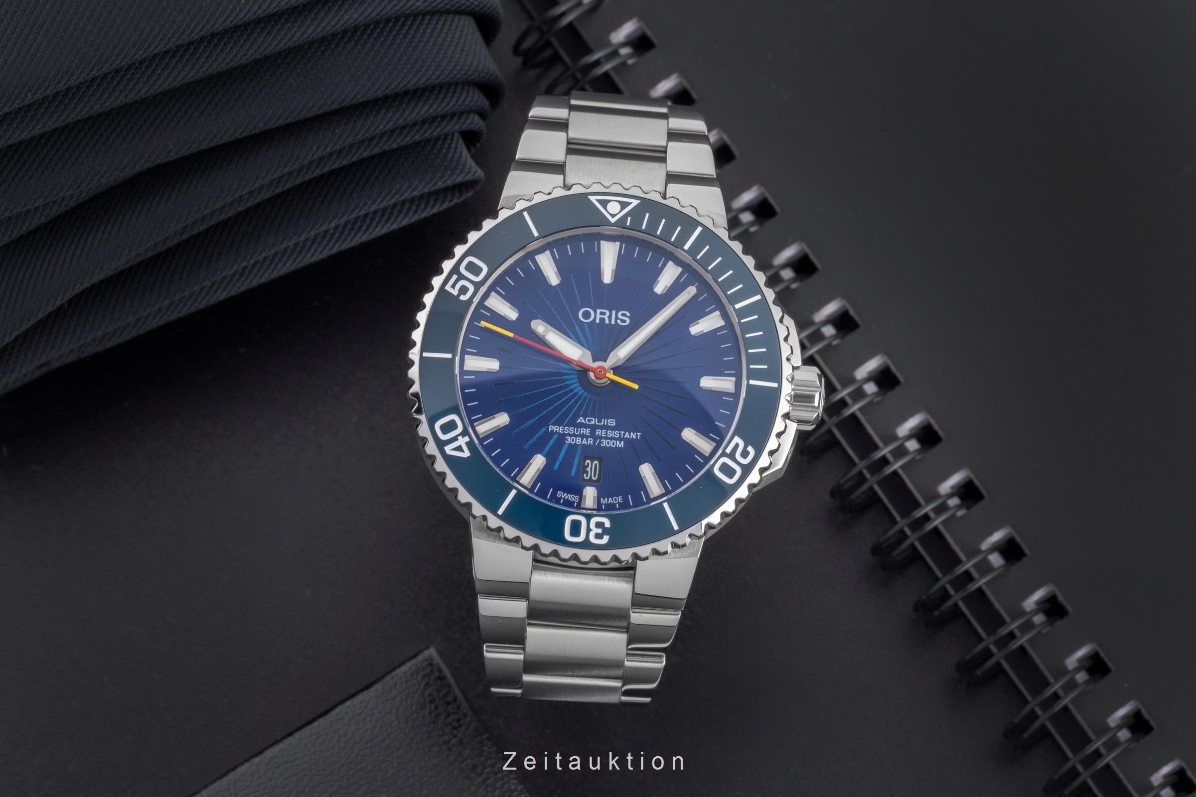 Oris Aquis Date acero automático reloj para caballeros 01 733 7766 4185  [2502682]