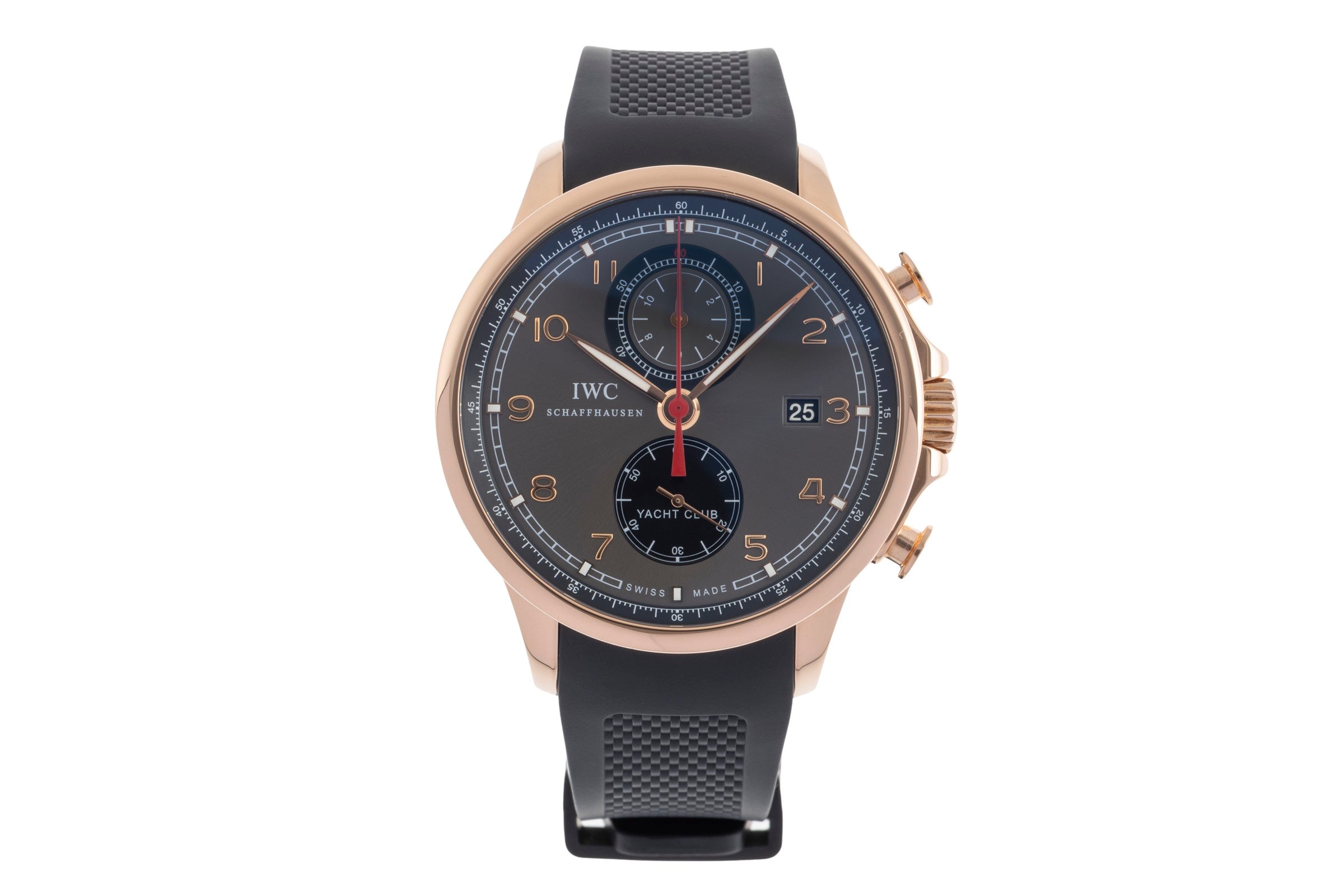 IWC Portugieser cronografo oro rosso 18 ct automatismo orologio da uomo IW390202  [2502683]