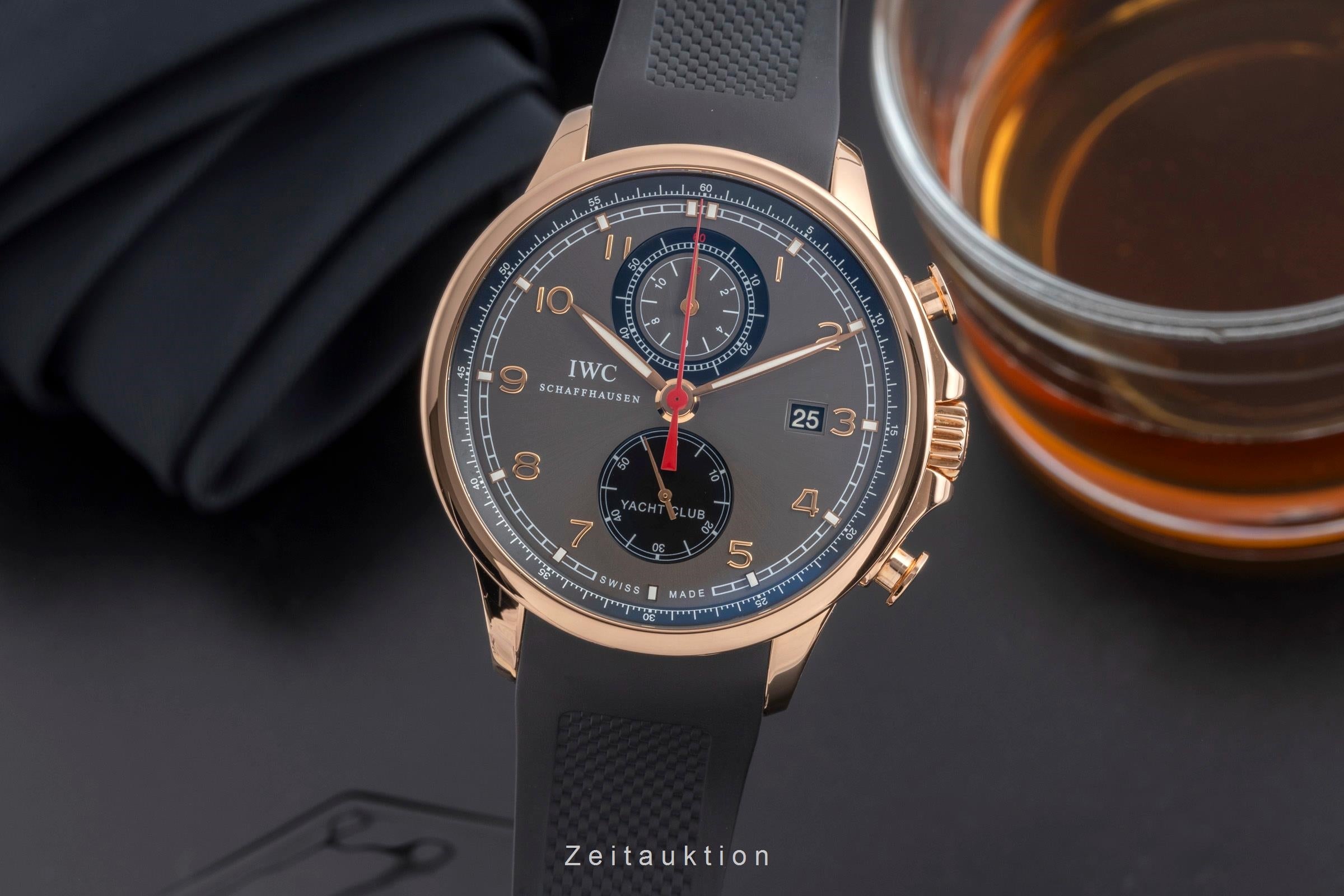 IWC Portugieser chronograph 18 ct red gold automatic men's watch IW390202  [2502683]