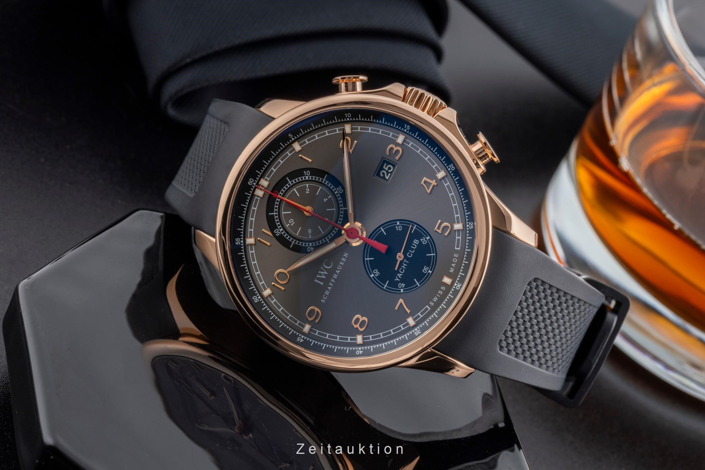 IWC Portugieser chronograph 18 ct red gold automatic men's watch IW390202  [2502683]