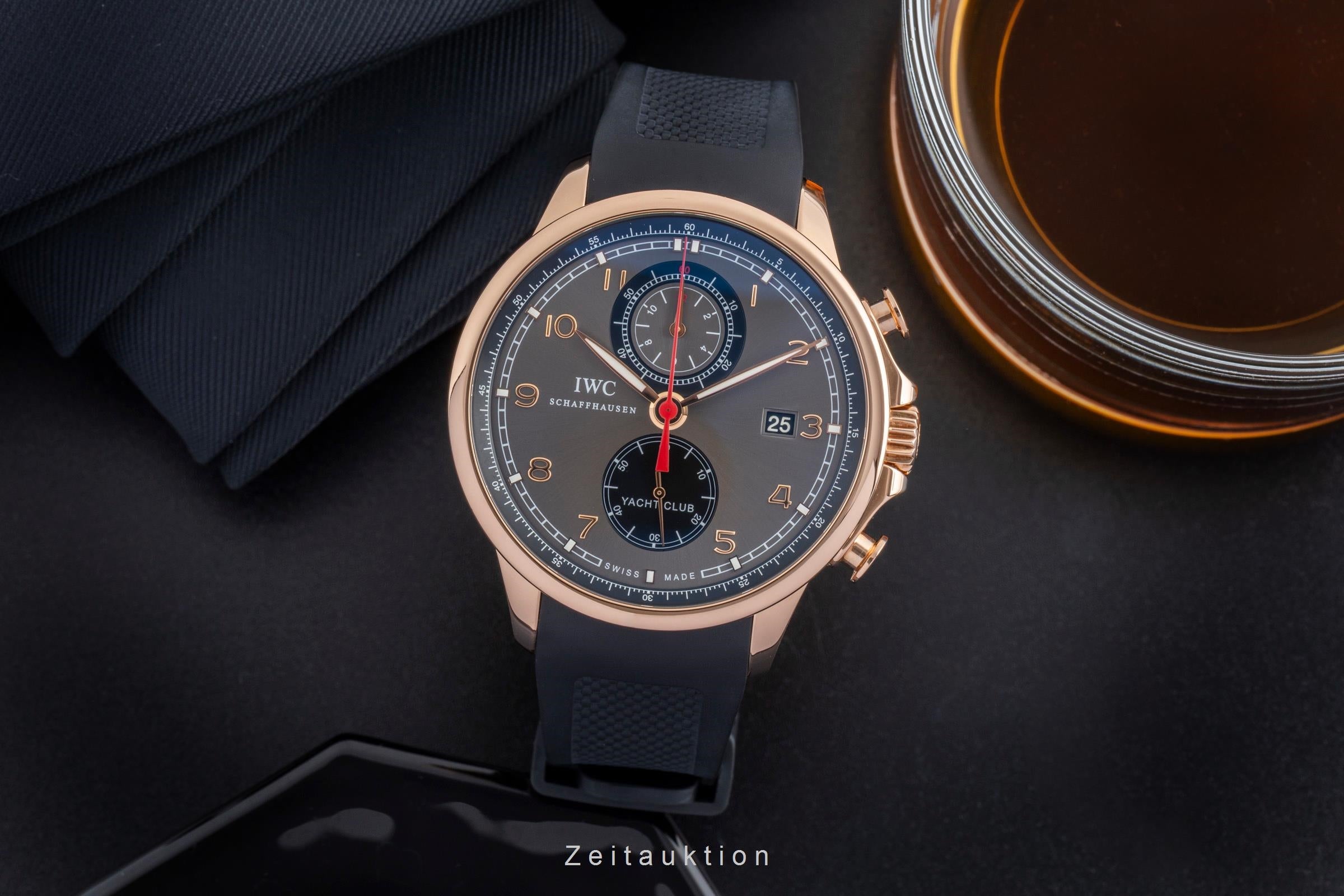 IWC Portugieser chronograph 18 ct red gold automatic men's watch IW390202  [2502683]