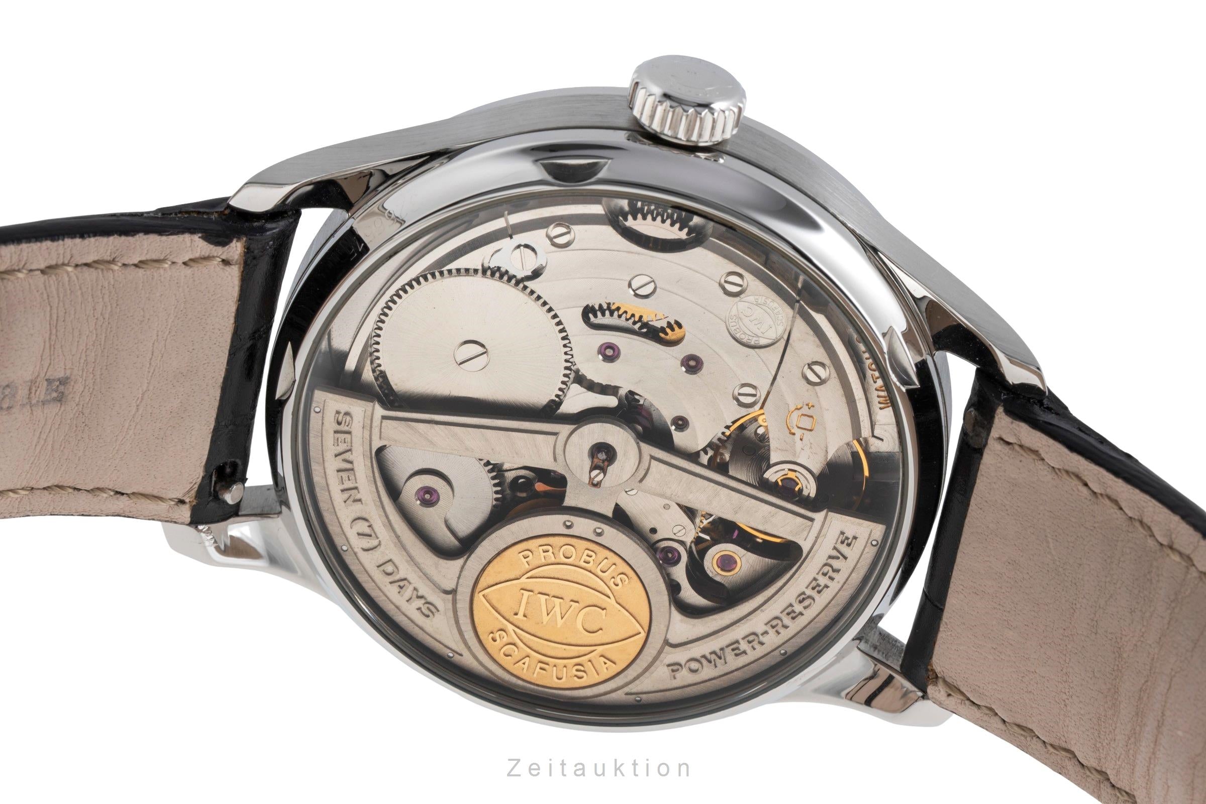 IWC Portugieser acciaio automatismo orologio da uomo IW500107 LP: 14000EUR  [2502689]