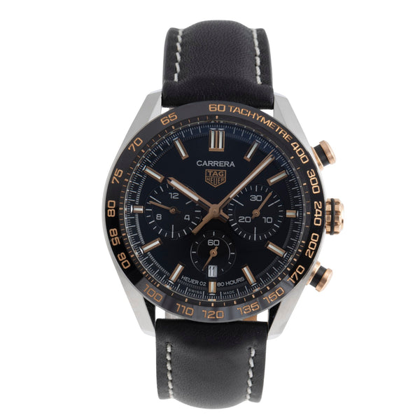 Tag Heuer Carrera chronographe acier / or  automatique montre pour hommes CBN2A5A.FC6481 LP: 7800EUR  [2502690]