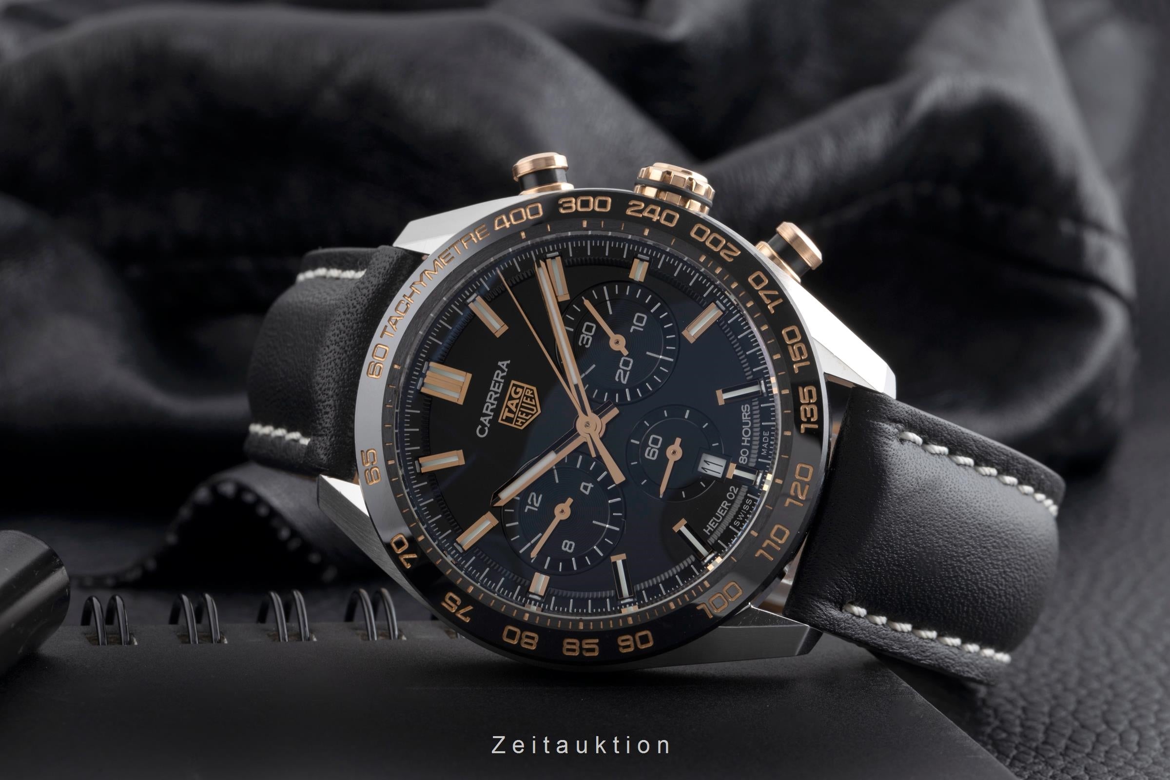 Tag Heuer Carrera chronographe acier / or  automatique montre pour hommes CBN2A5A.FC6481 LP: 7800EUR  [2502690]