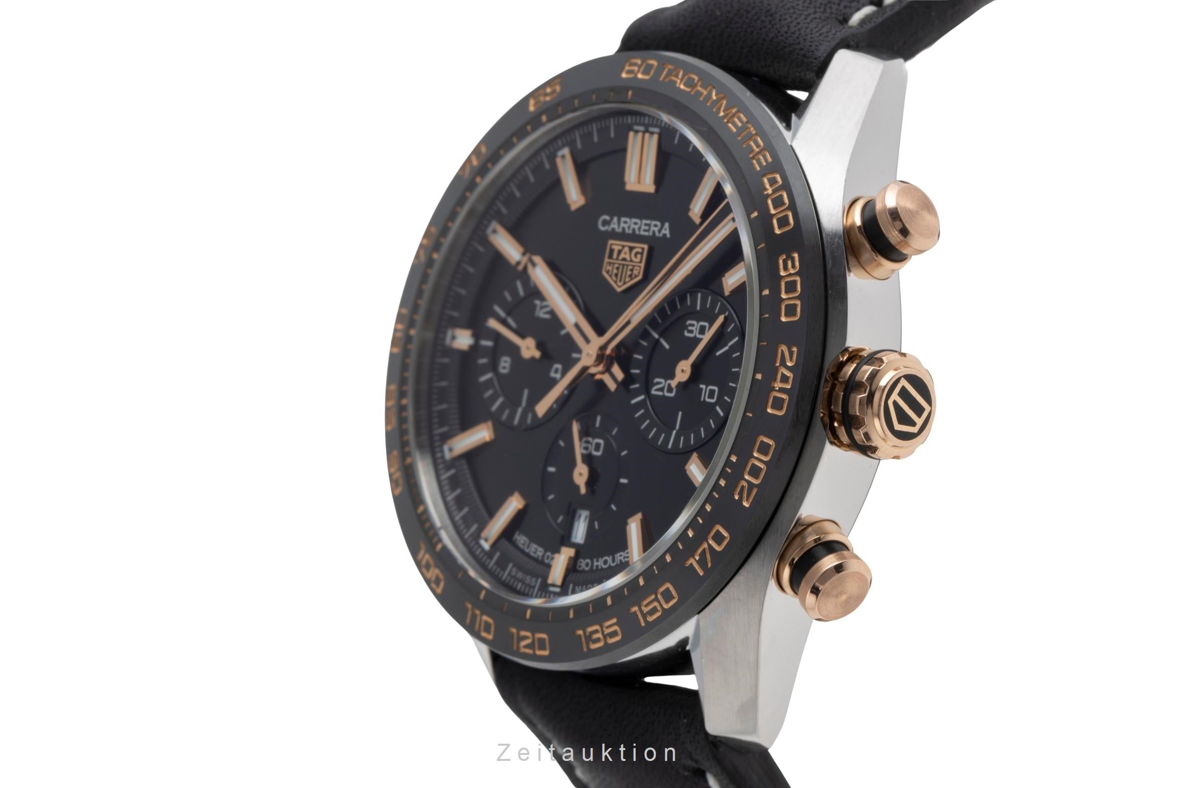 Tag Heuer Carrera chronographe acier / or  automatique montre pour hommes CBN2A5A.FC6481 LP: 7800EUR  [2502690]