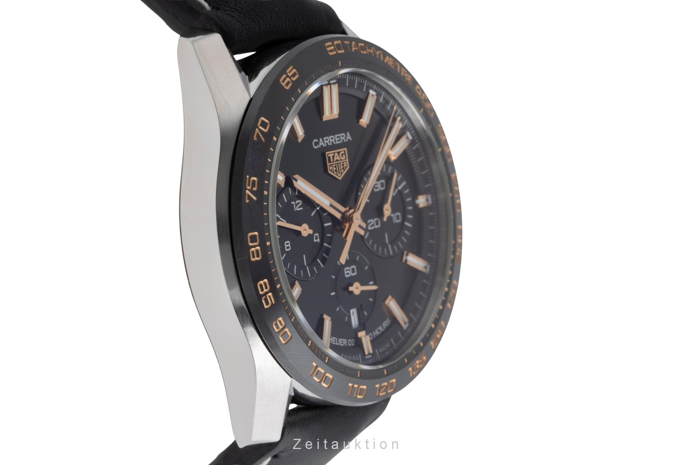 Tag Heuer Carrera chronographe acier / or  automatique montre pour hommes CBN2A5A.FC6481 LP: 7800EUR  [2502690]