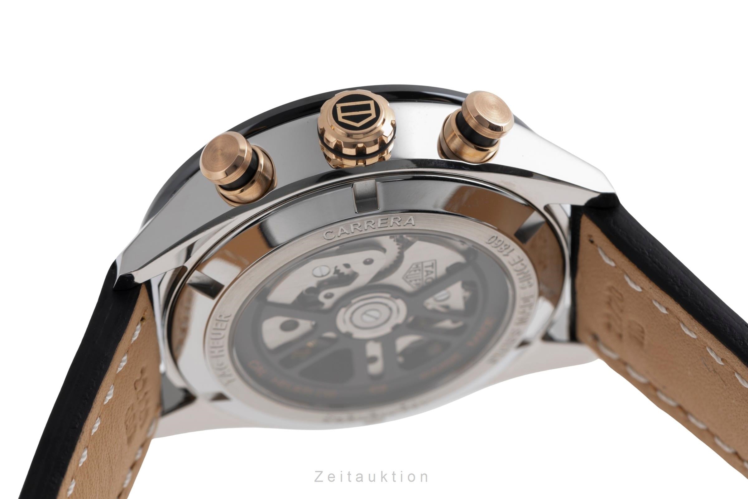 Tag Heuer Carrera chronographe acier / or  automatique montre pour hommes CBN2A5A.FC6481 LP: 7800EUR  [2502690]