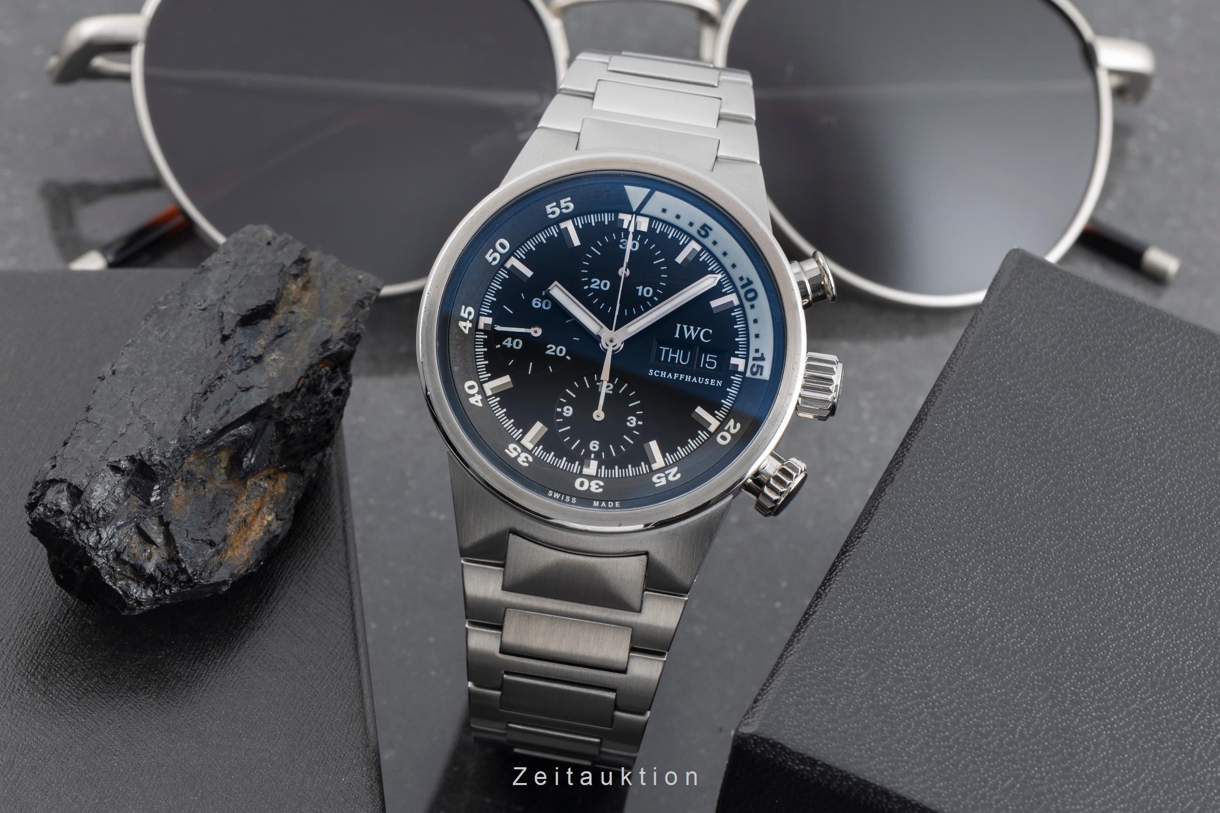 IWC Aquatimer cronógrafo acero automático reloj para caballeros IW371928  [2502693]