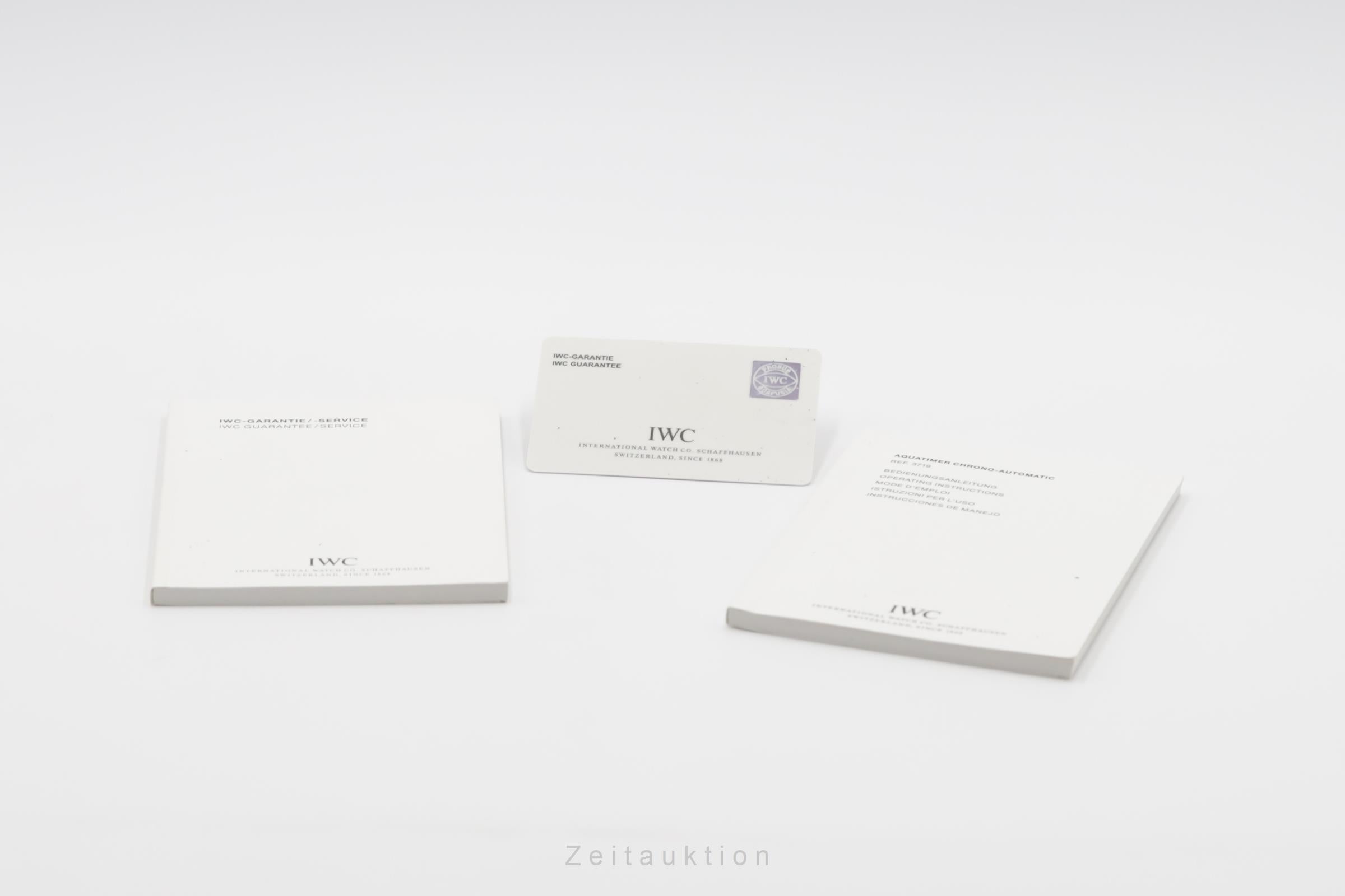 IWC Aquatimer cronógrafo acero automático reloj para caballeros IW371928  [2502693]