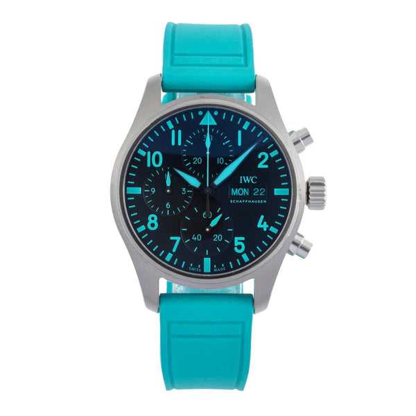 IWC Fliegerchronograph cronografo titanio automatismo orologio da uomo IW388108 LP: 9000EUR  [2502694]