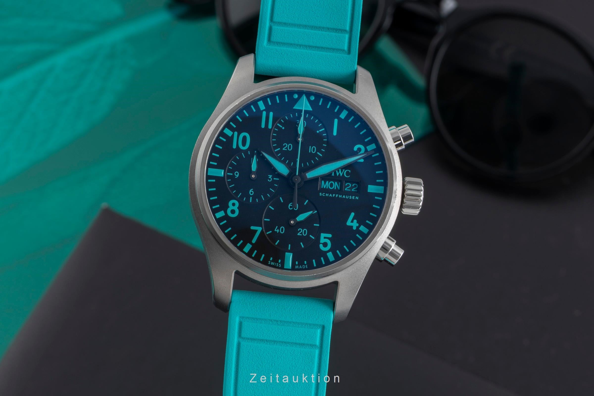 IWC Fliegerchronograph cronografo titanio automatismo orologio da uomo IW388108 LP: 9000EUR  [2502694]