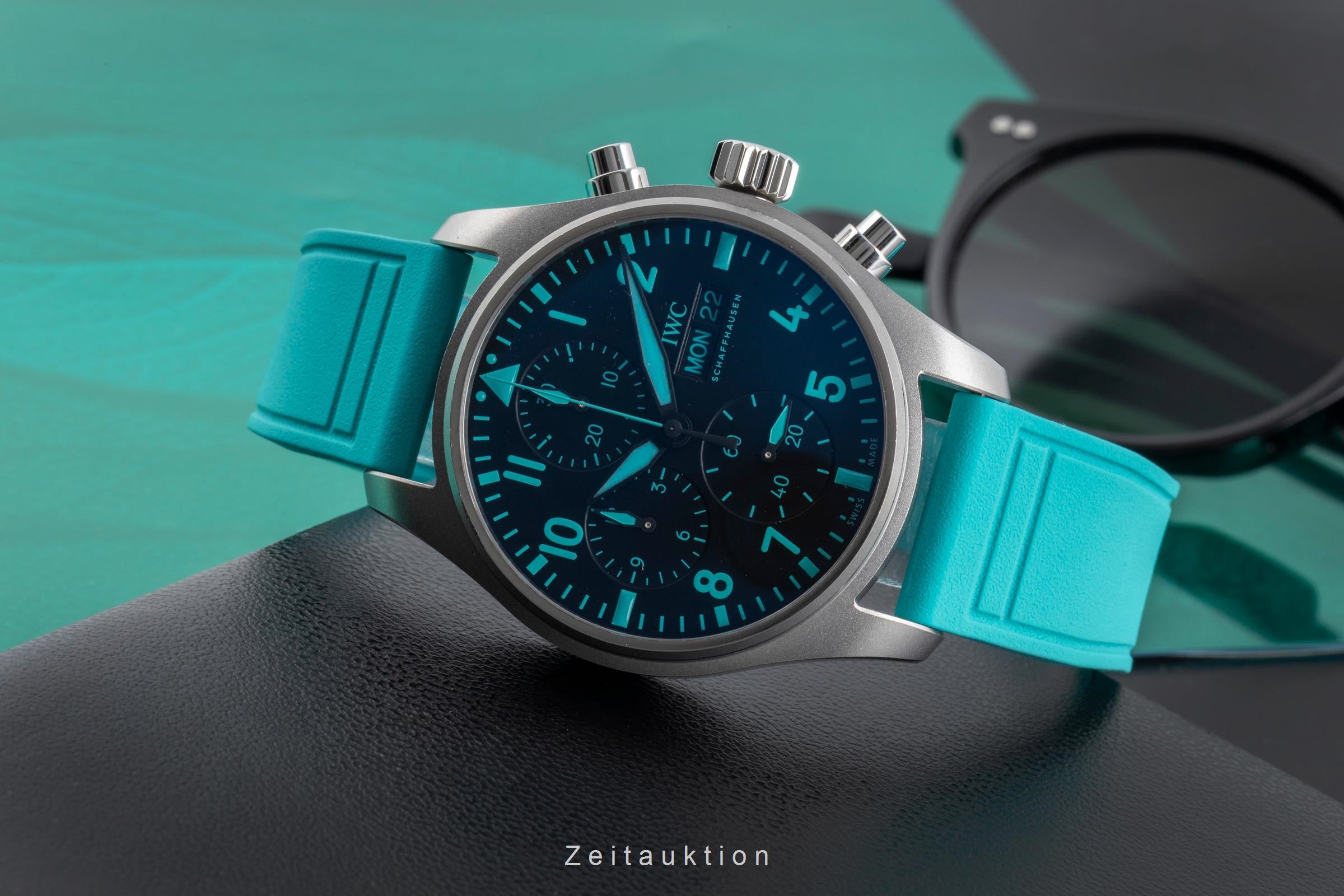 IWC Fliegerchronograph cronografo titanio automatismo orologio da uomo IW388108 LP: 9000EUR  [2502694]