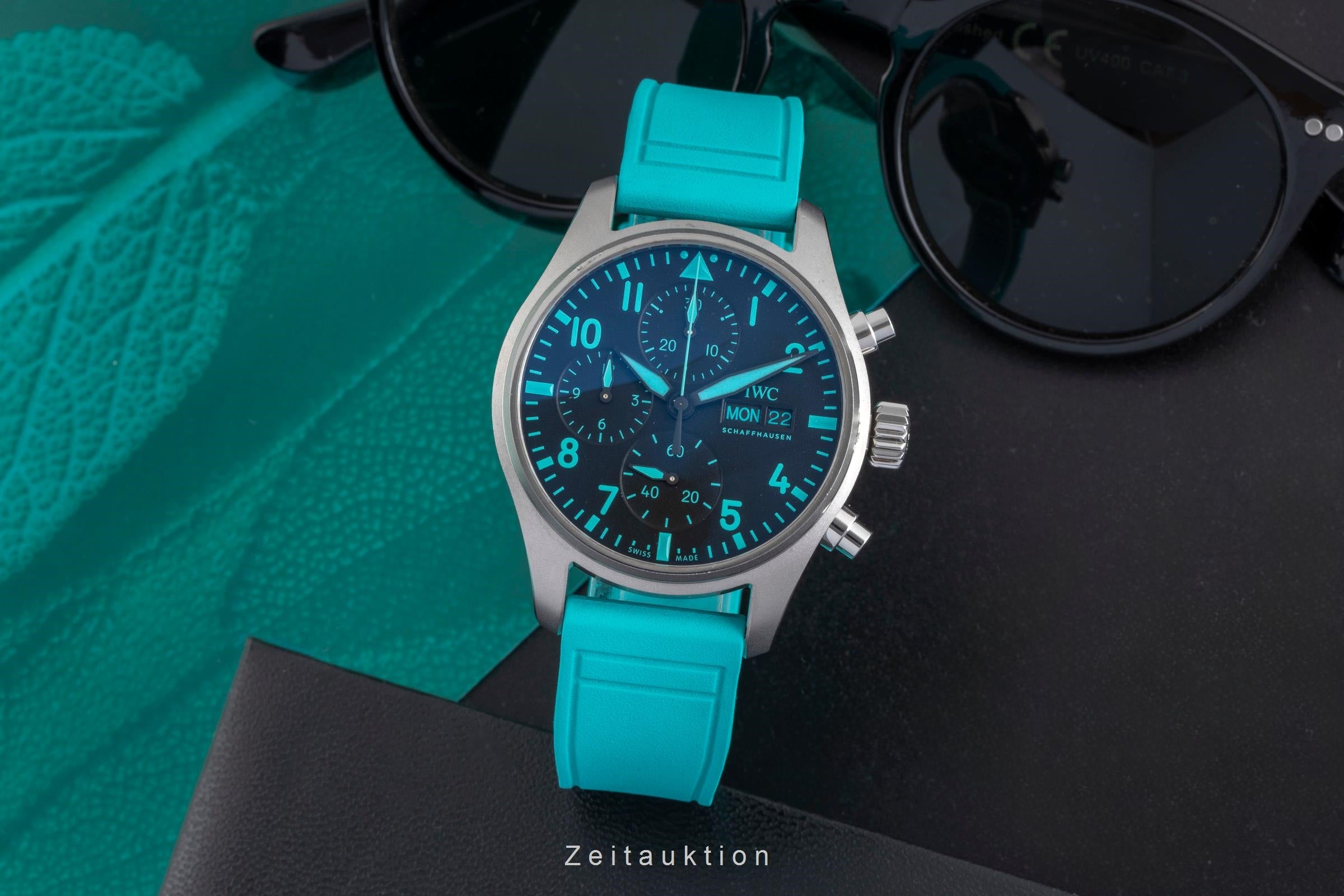 IWC Fliegerchronograph cronografo titanio automatismo orologio da uomo IW388108 LP: 9000EUR  [2502694]