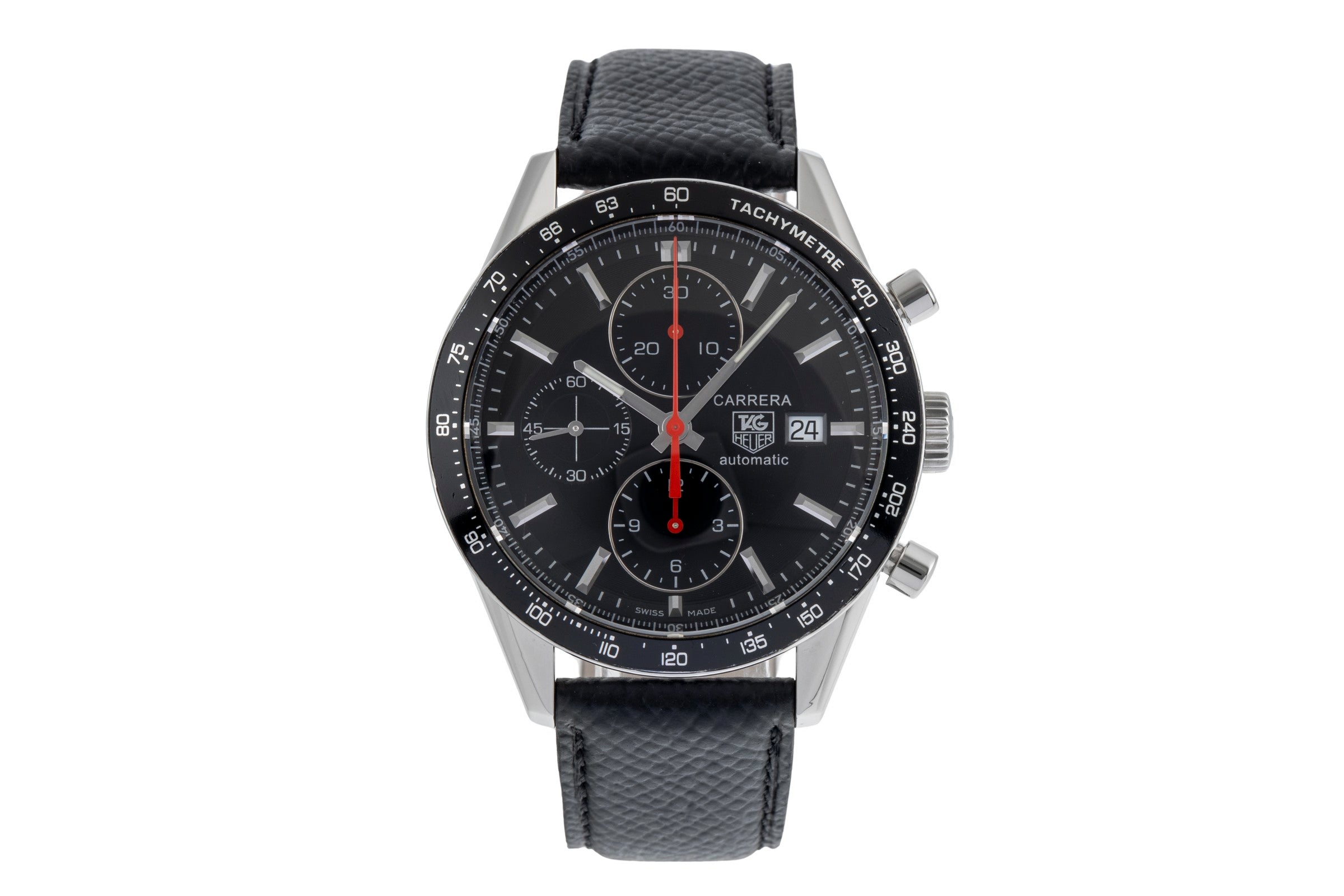 Tag Heuer Carrera chronograph steel automatic Kal. 16 Ref. CV2014