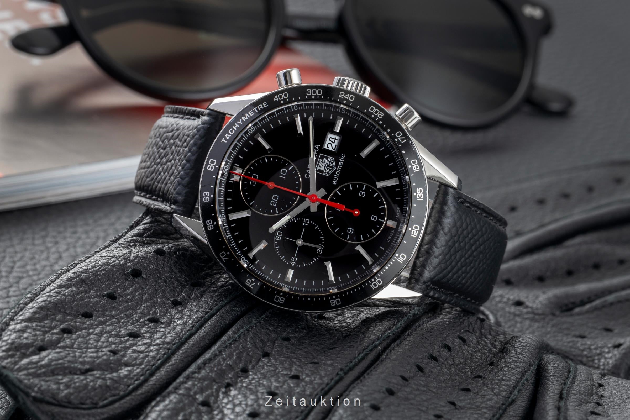 Tag Heuer Carrera cronógrafo acero automático reloj para caballeros CV2014 LP: 4650EUR  [2502696]