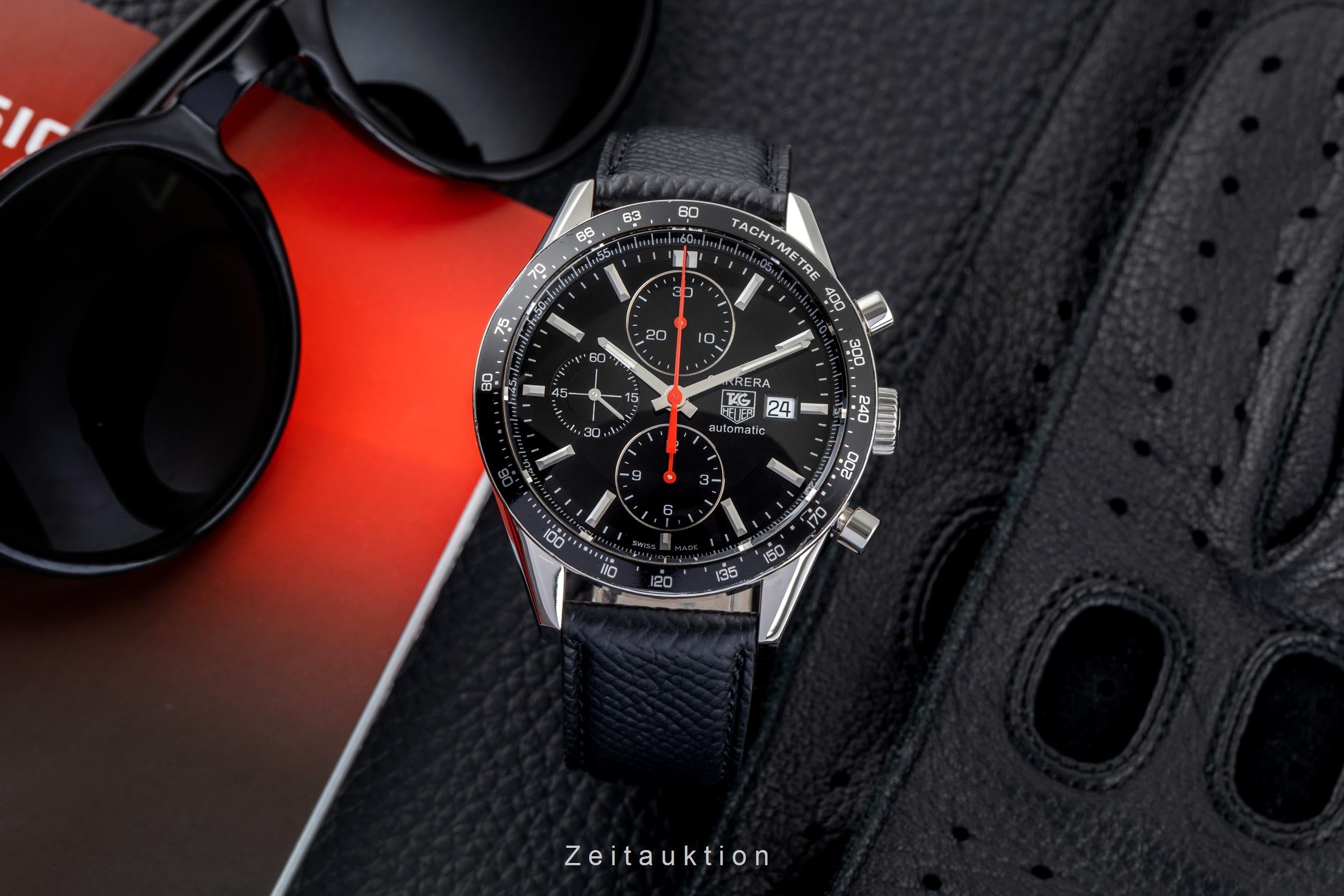 Tag Heuer Carrera cronógrafo acero automático reloj para caballeros CV2014 LP: 4650EUR  [2502696]
