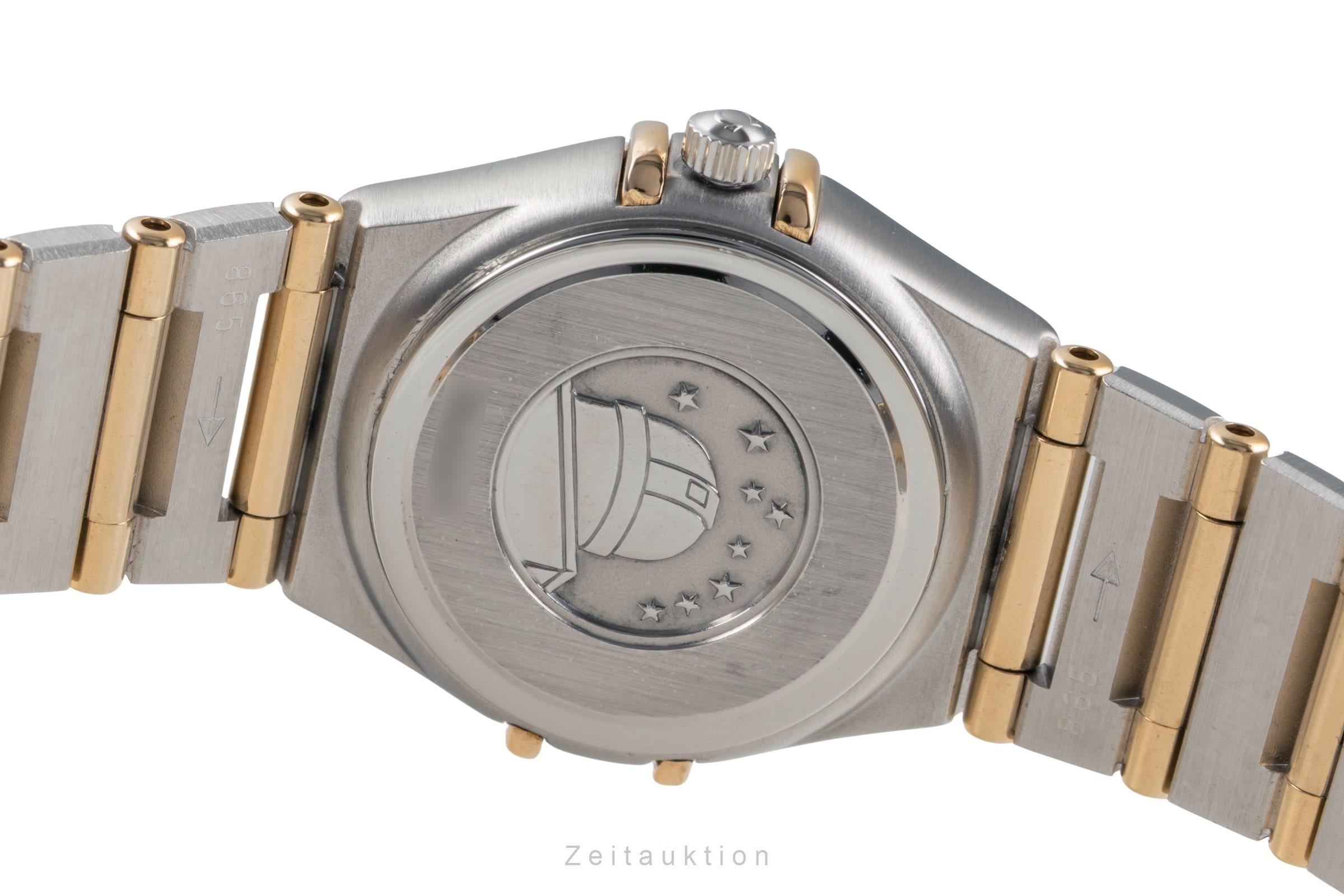 Omega Constellation acciaio / oro quarzo orologio da donna 1365.75.00  [2502698]