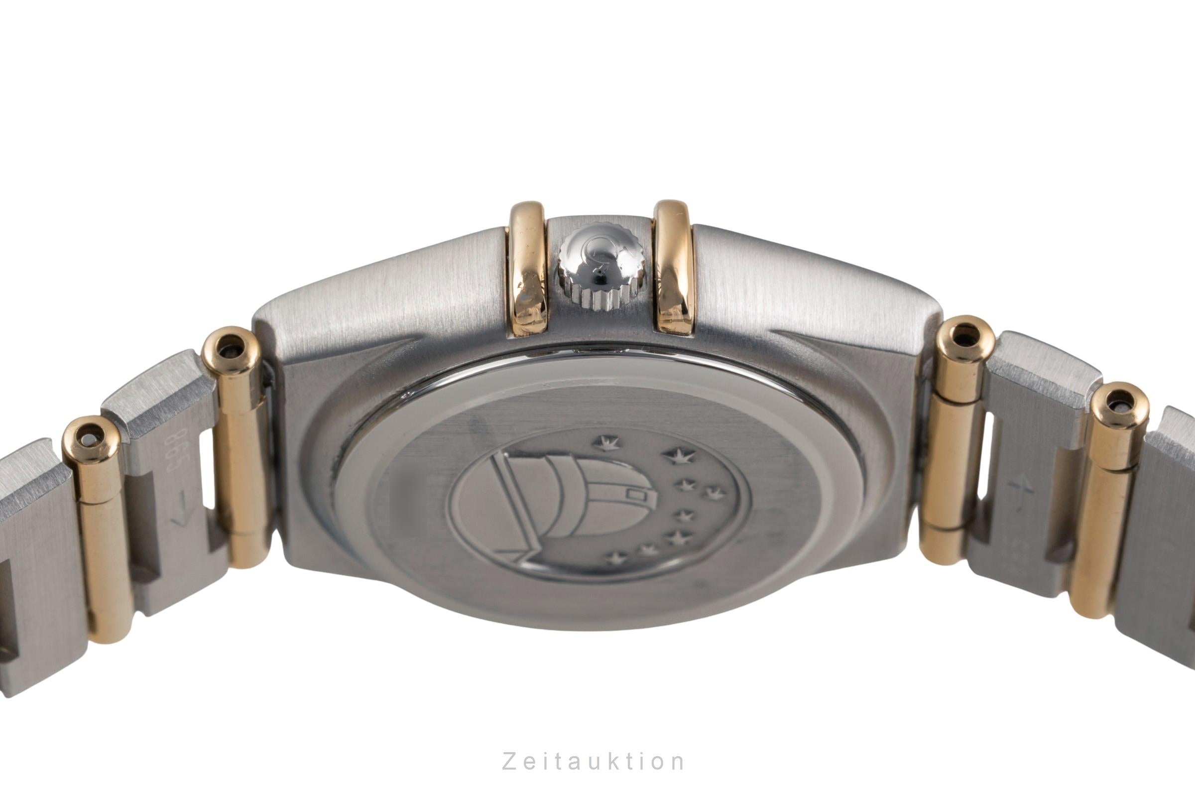 Omega Constellation acciaio / oro quarzo orologio da donna 1365.75.00  [2502698]