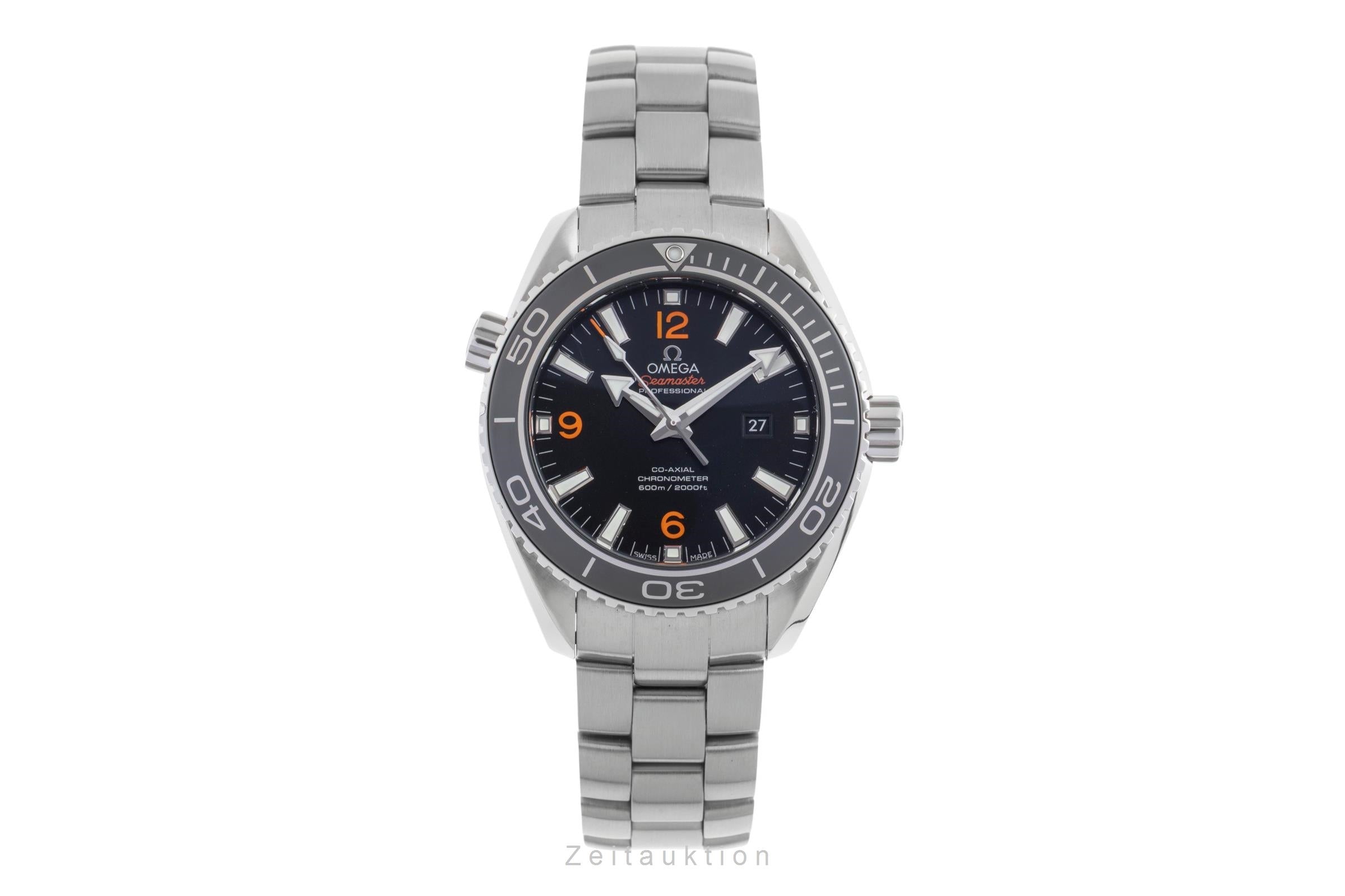 Omega Seamaster Planet Ocean Stahl Automatik Mid Size R. 232.30.38.20.01.002 B&P [2502700]