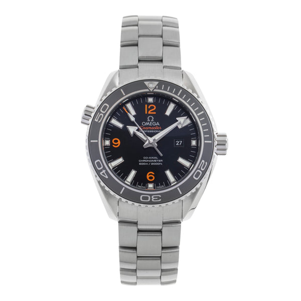 Omega Seamaster Planet Ocean Stahl Automatik Mid Size R. 232.30.38.20.01.002 B&P [2502700]