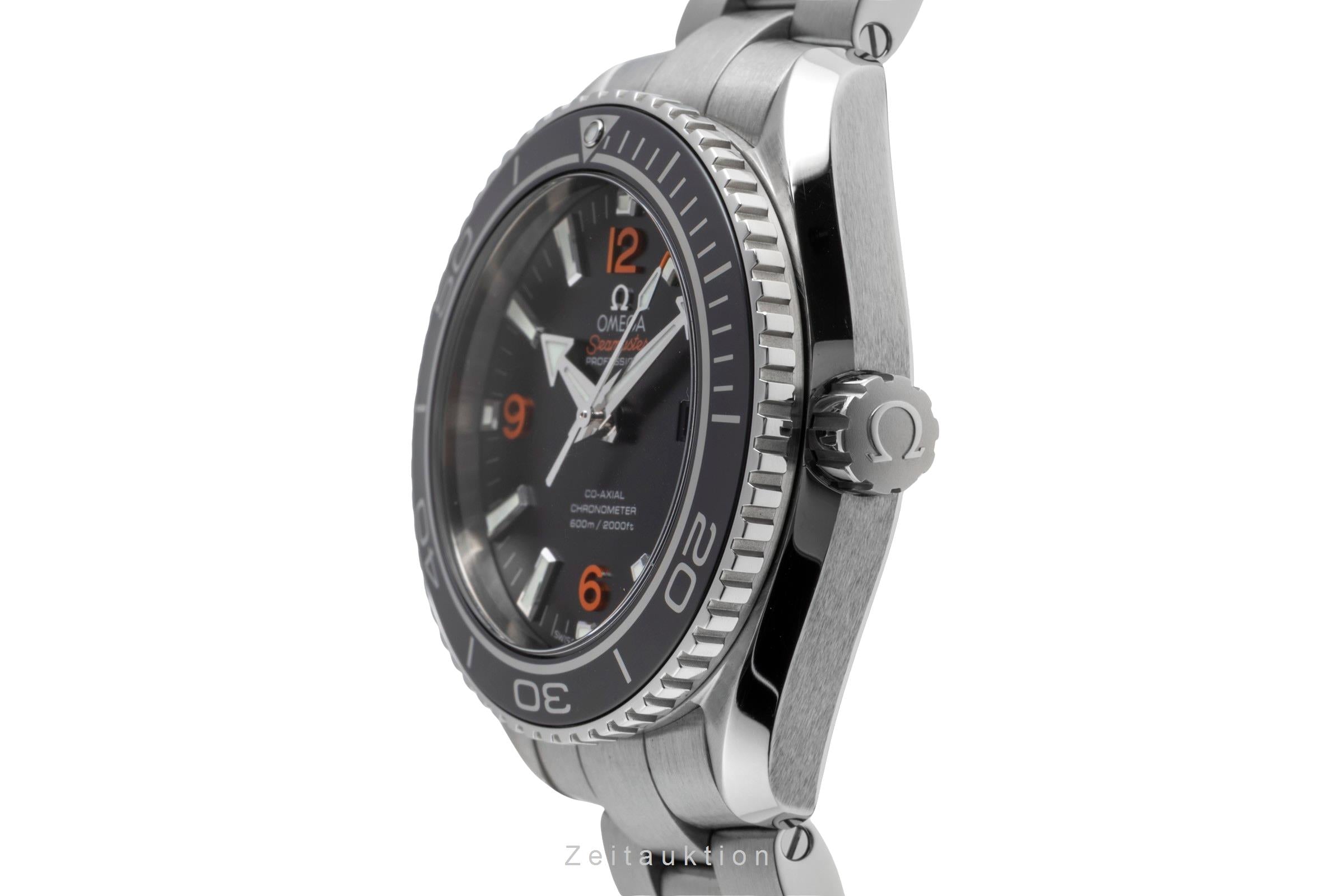 Omega Seamaster Planet Ocean Stahl Automatik Mid Size R. 232.30.38.20.01.002 B&P [2502700]