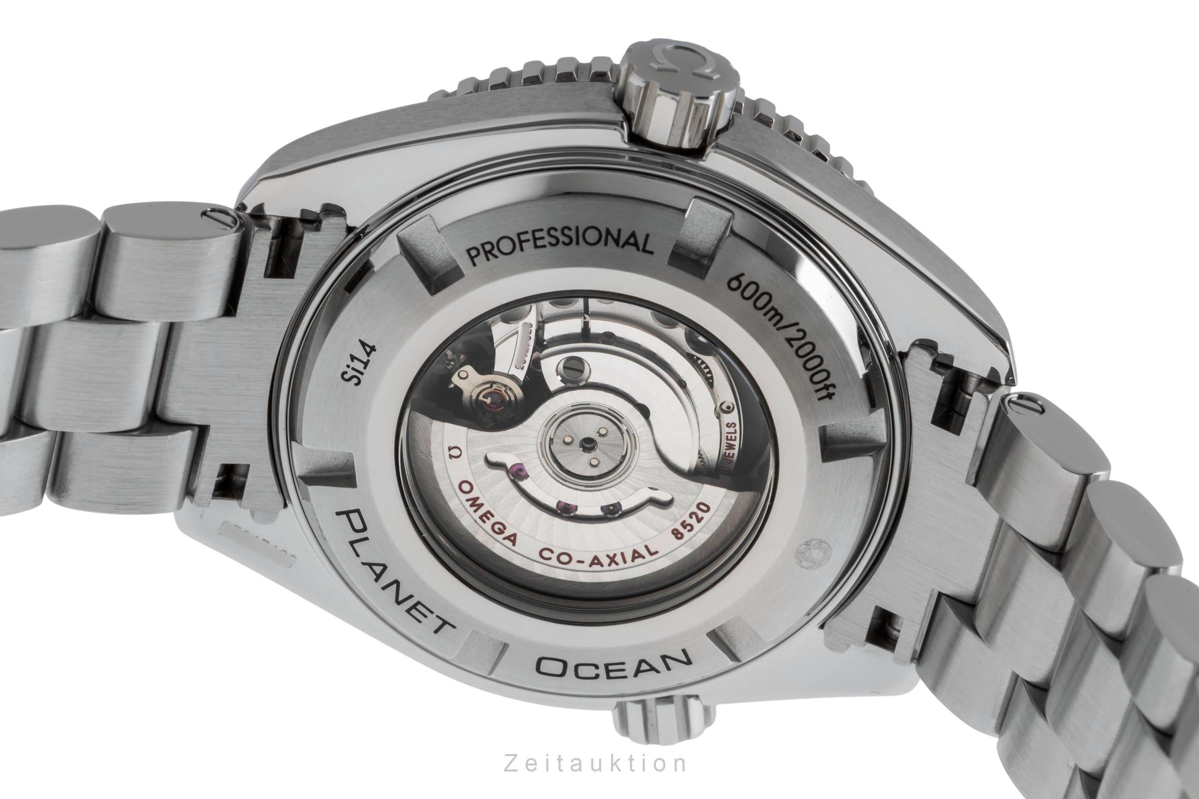 Omega Seamaster Planet Ocean Stahl Automatik Mid Size R. 232.30.38.20.01.002 B&P [2502700]