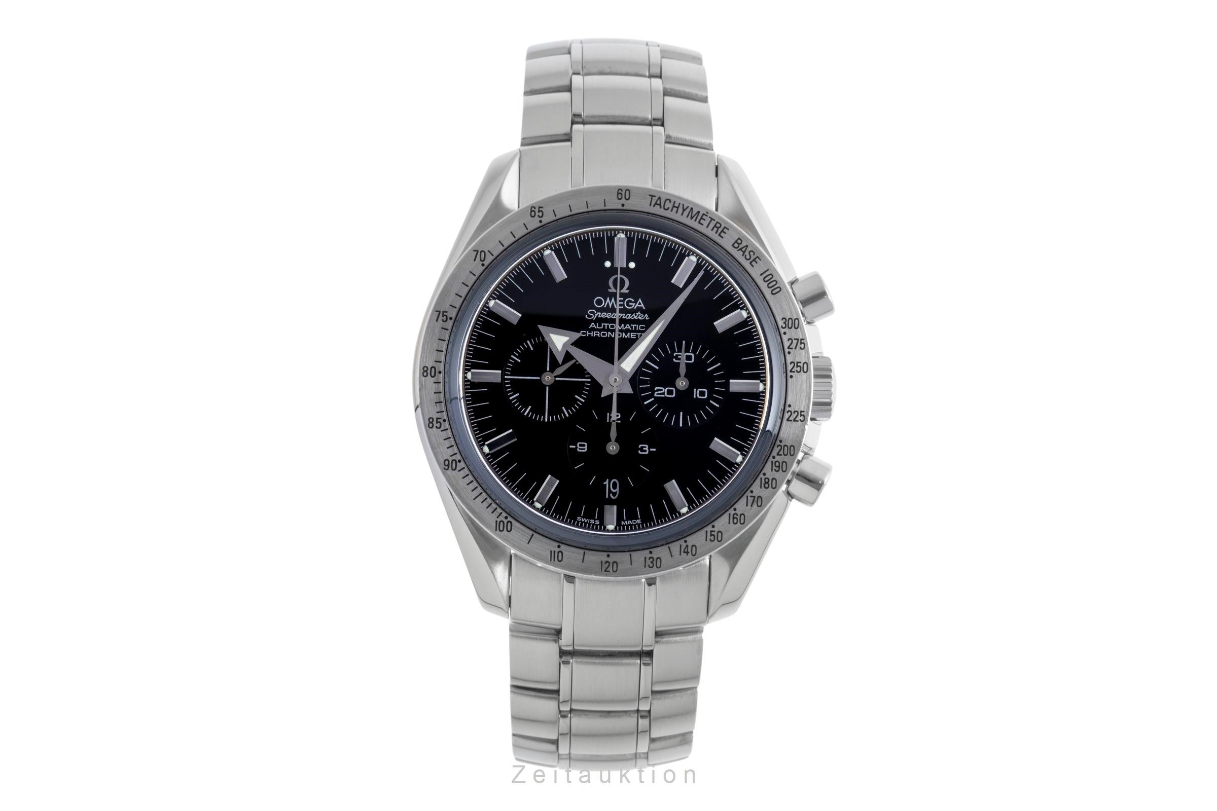 Omega Speedmaster Broad Arrow Chronograph Automatik Herrenuhr 3551.50.00 B&P [2502701]