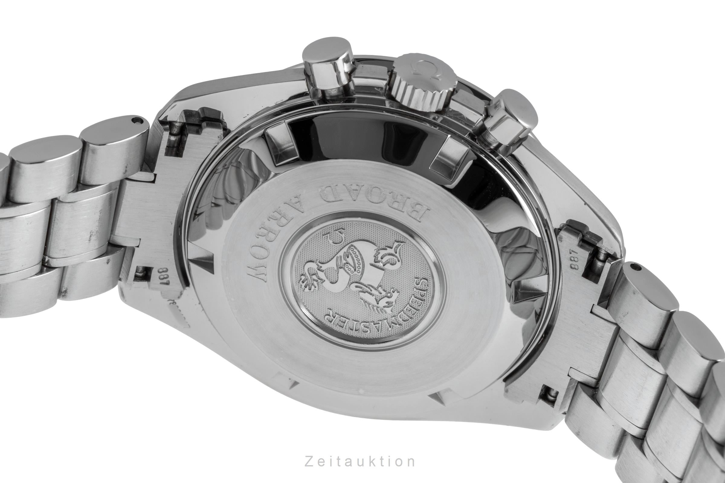 Omega Speedmaster Broad Arrow Chronograph Automatik Herrenuhr 3551.50.00 B&P [2502701]