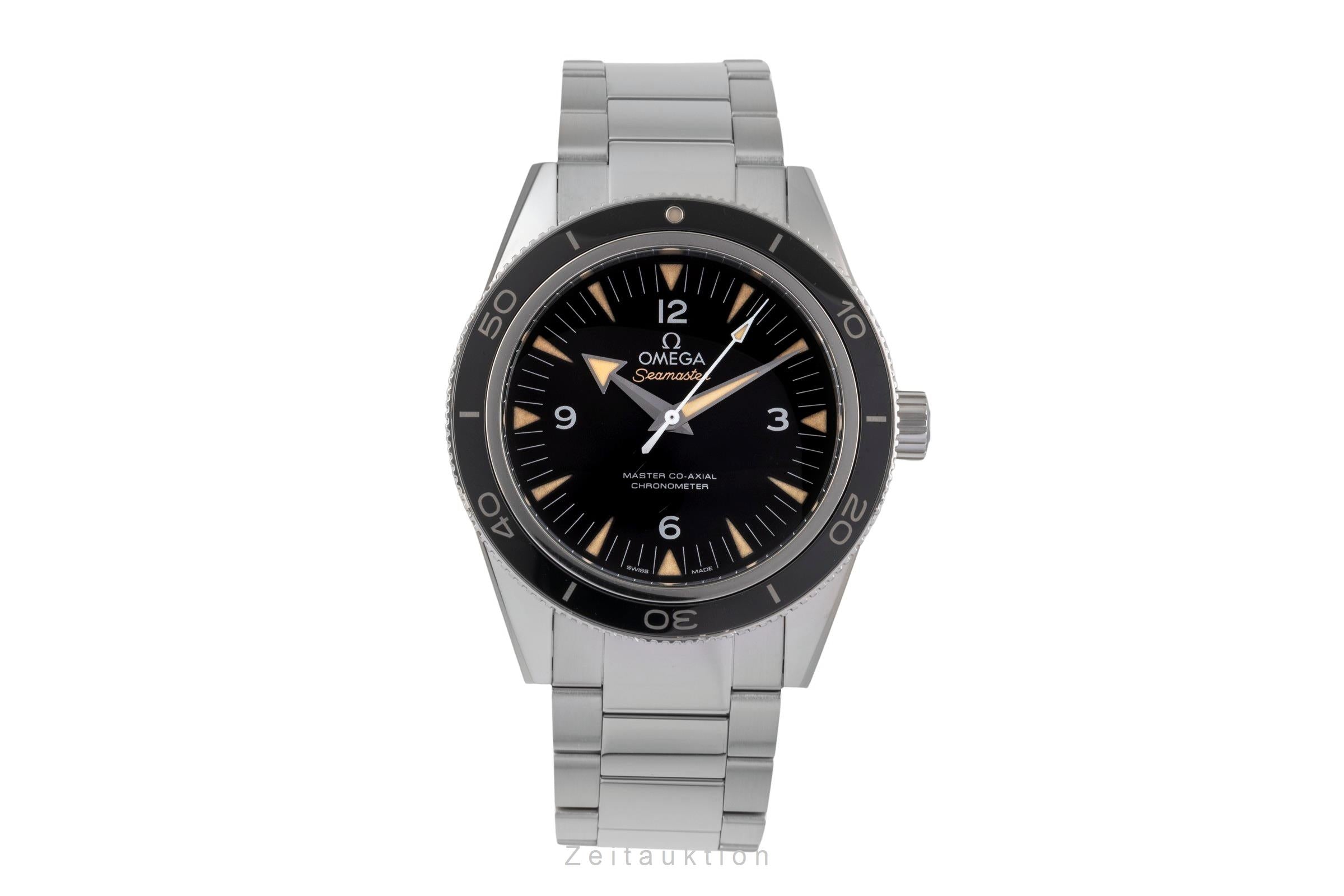 Omega Seamaster 300 Stahl Automatik Herrenuhr 233.30.41.21.01.001 B&P 2015 [2502703]