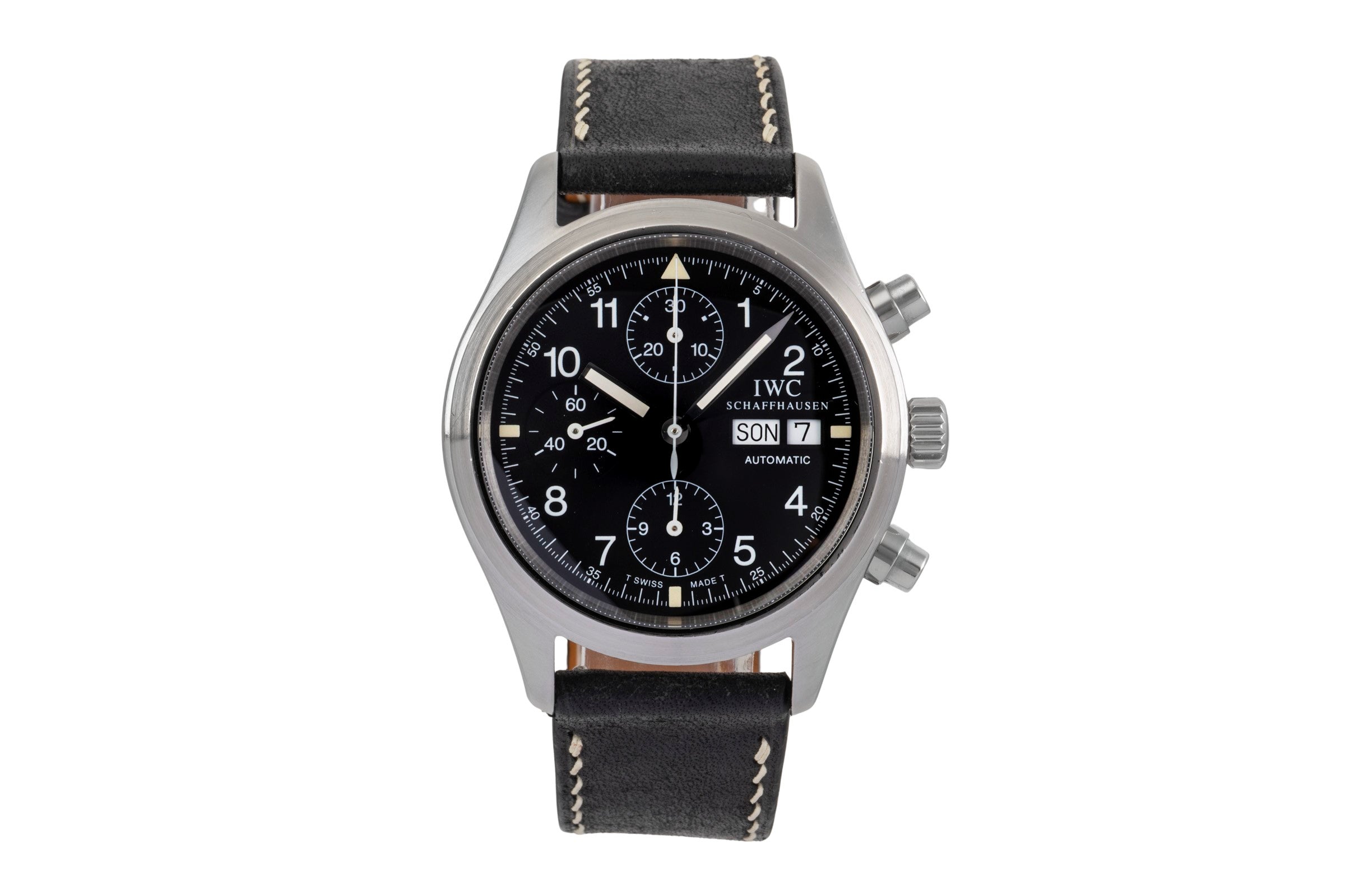 IWC Fliegerchronograph cronografo acciaio automatismo orologio da uomo IW370601 LP: 7700EUR  [2502709]