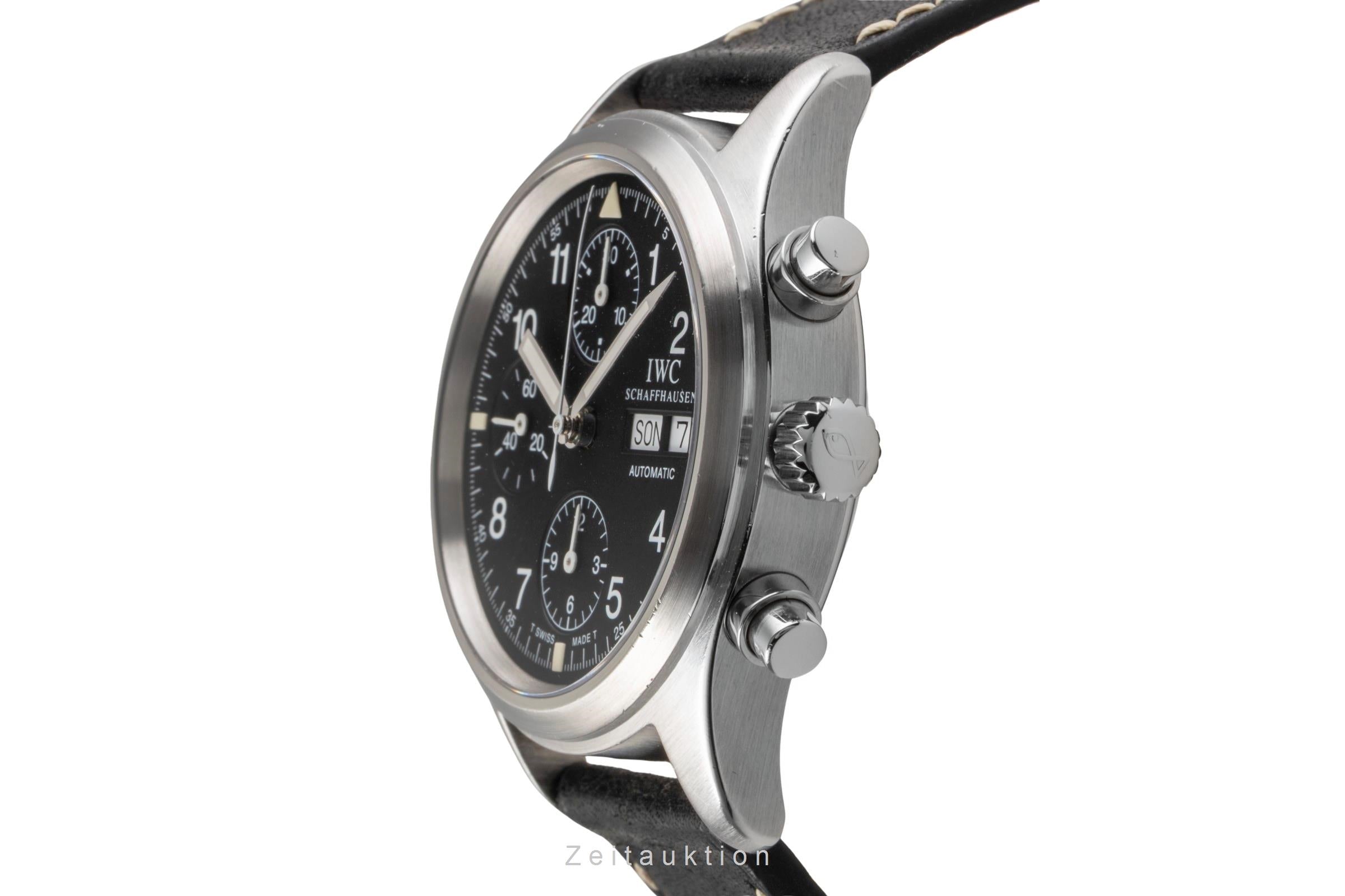 IWC Fliegerchronograph cronografo acciaio automatismo orologio da uomo IW370601 LP: 7700EUR  [2502709]