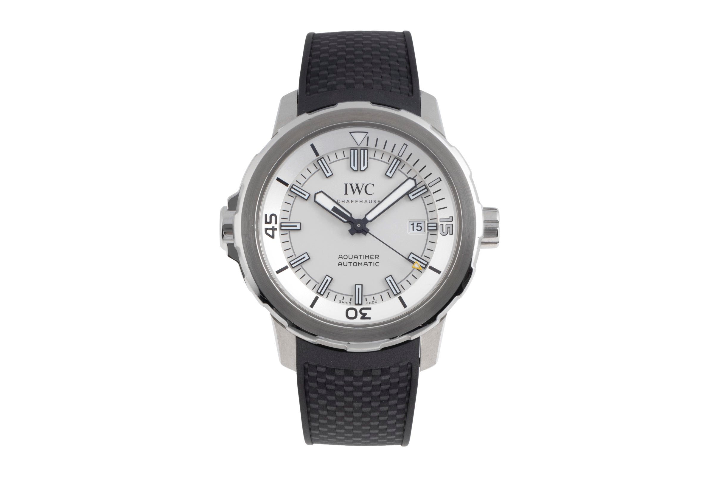 IWC Aquatimer acciaio automatismo orologio da uomo IW329003 LP: 6500EUR  [2502710]