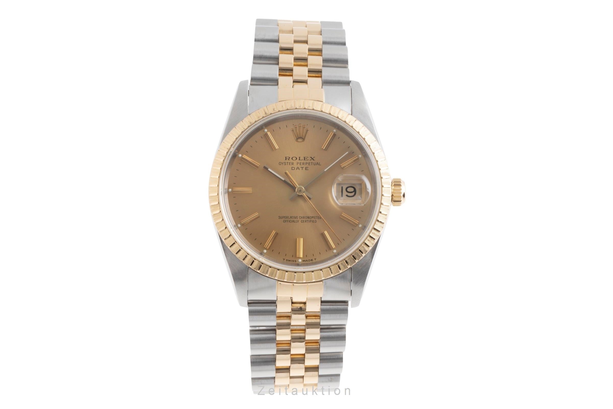 Rolex Date acier / or  automatique montre pour hommes 15223  [2502712]