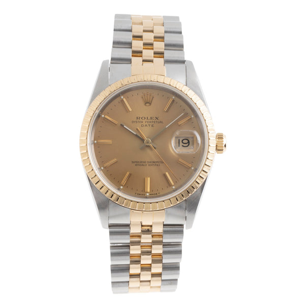 Rolex Date acier / or  automatique montre pour hommes 15223  [2502712]