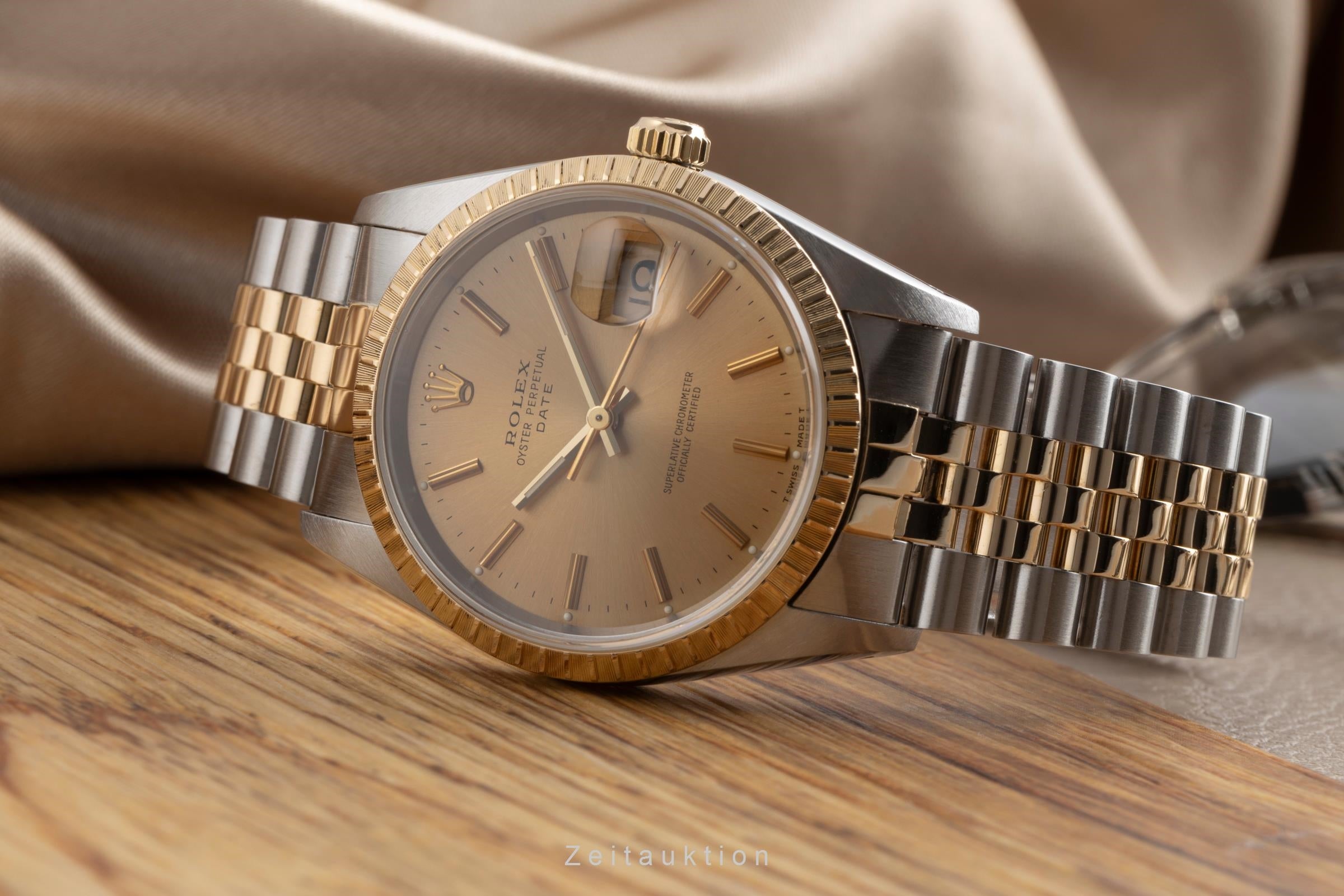 Rolex Date acier / or  automatique montre pour hommes 15223  [2502712]