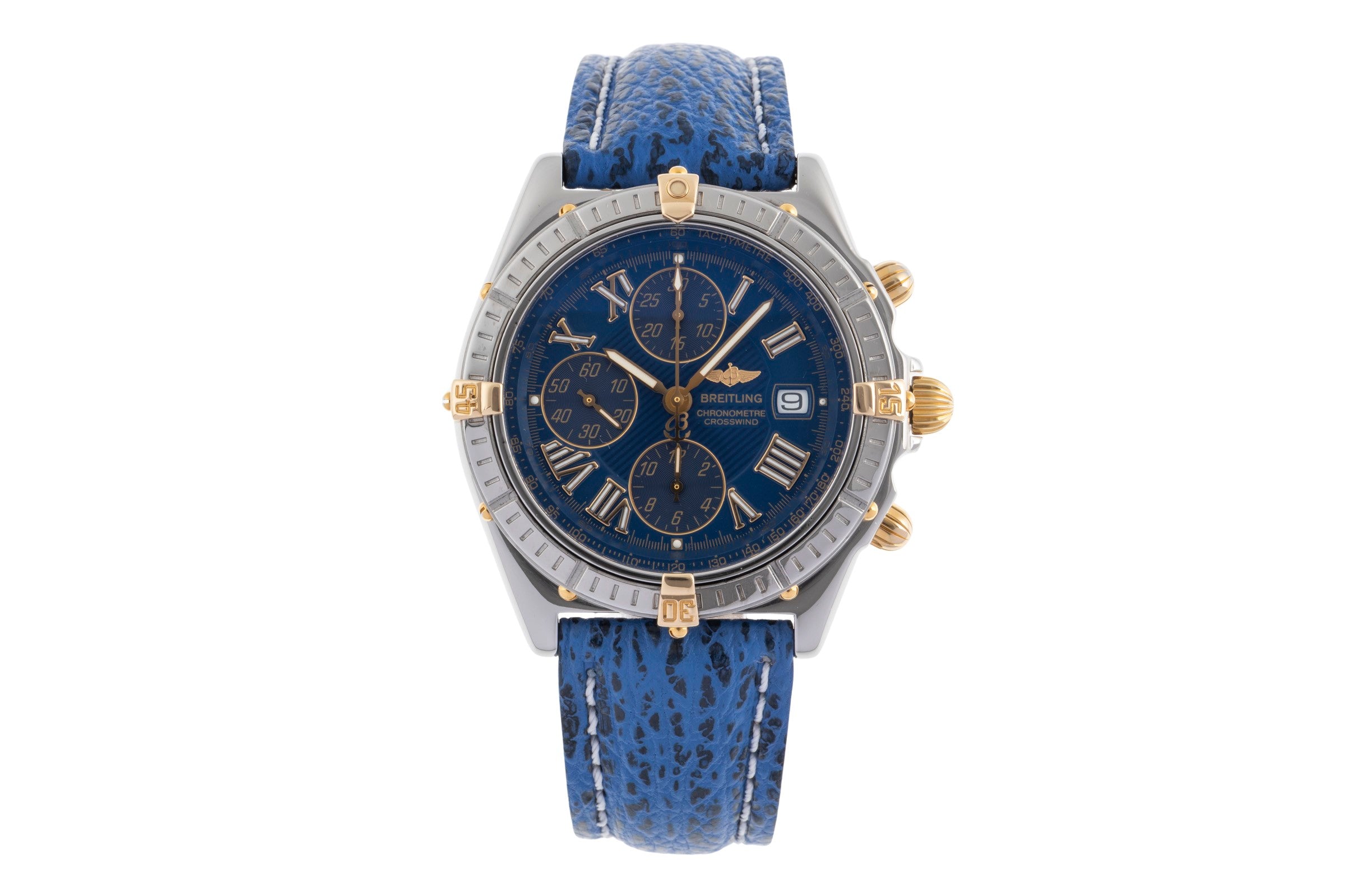 腕時計 BREITLING Breitling Crosswind chronograph steel / gold automatic Kal. B13