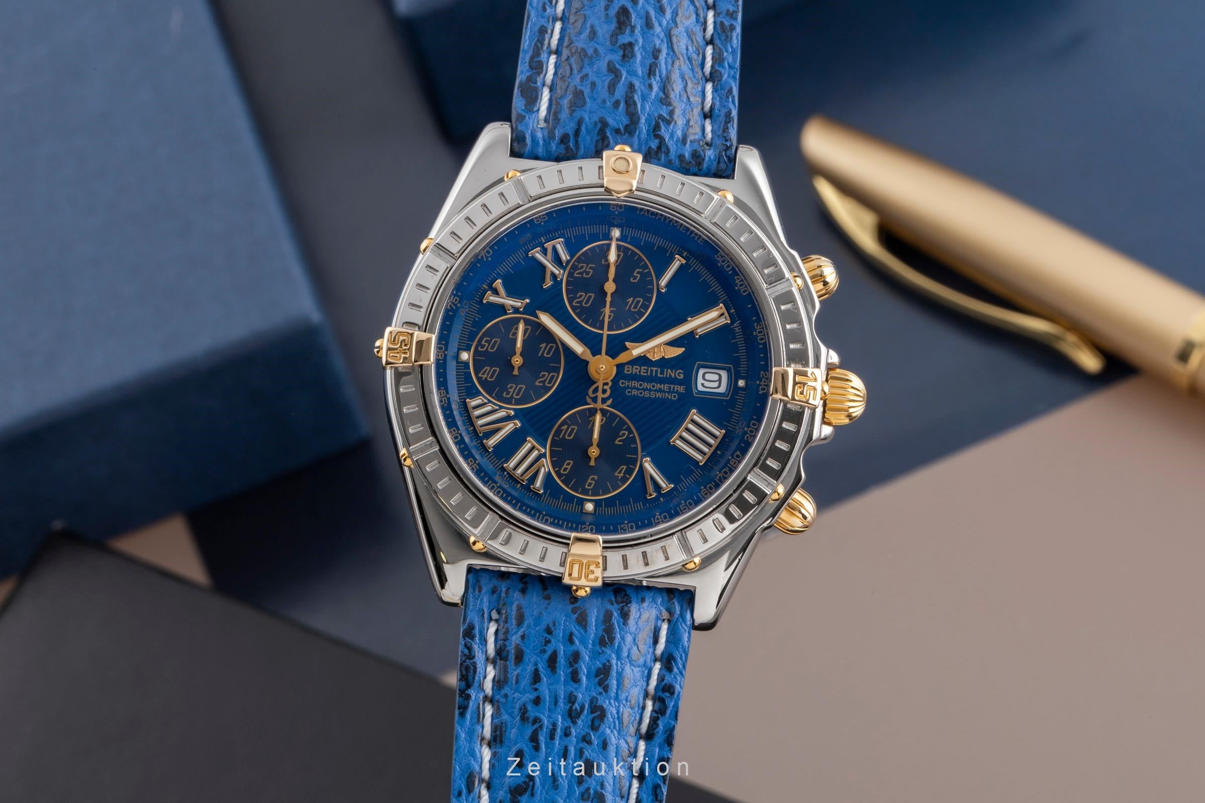 Breitling Crosswind chronograph steel / gold automatic Kal. B13