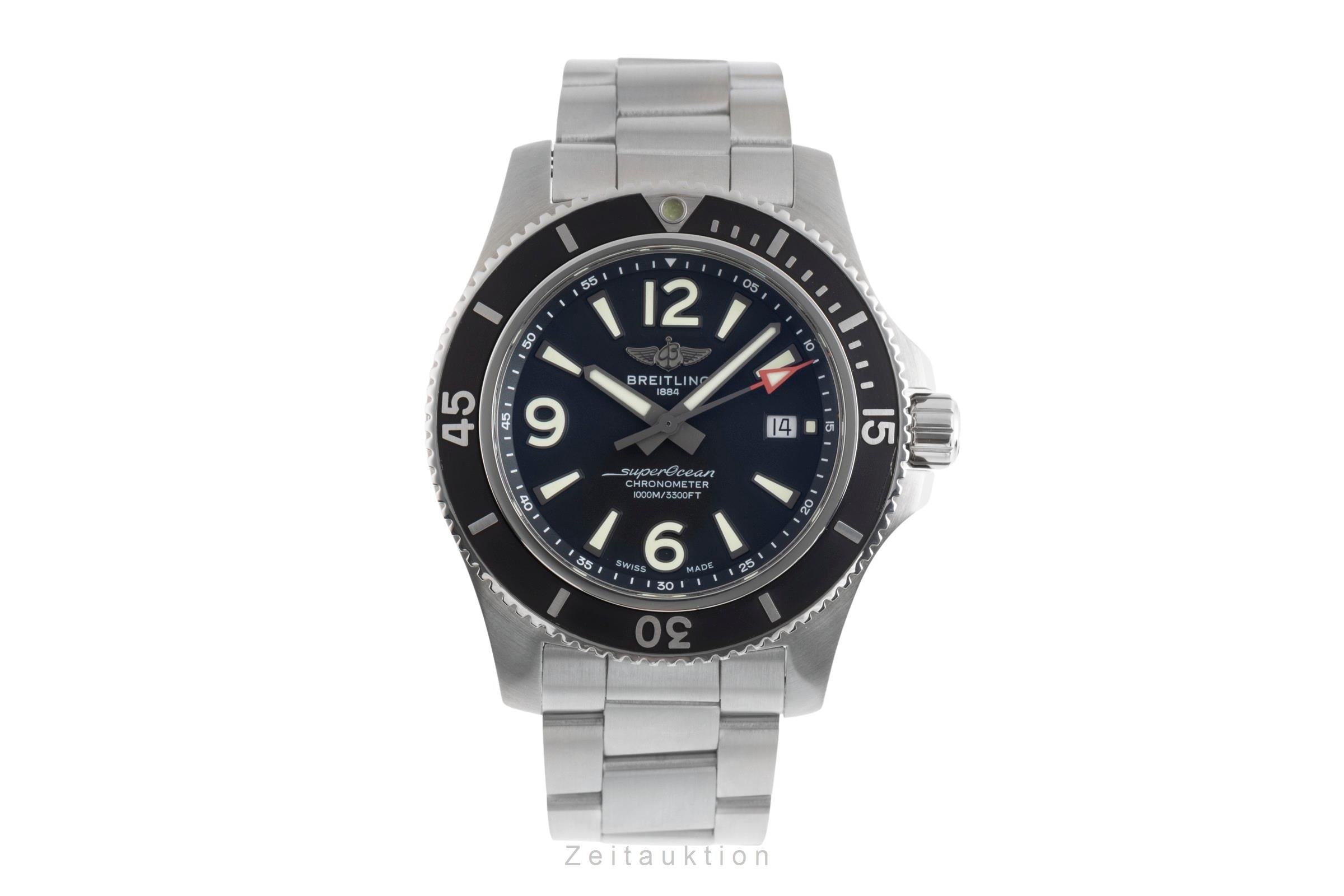 Breitling Superocean acero automático reloj para caballeros A17367D71B1S1  [2502716]